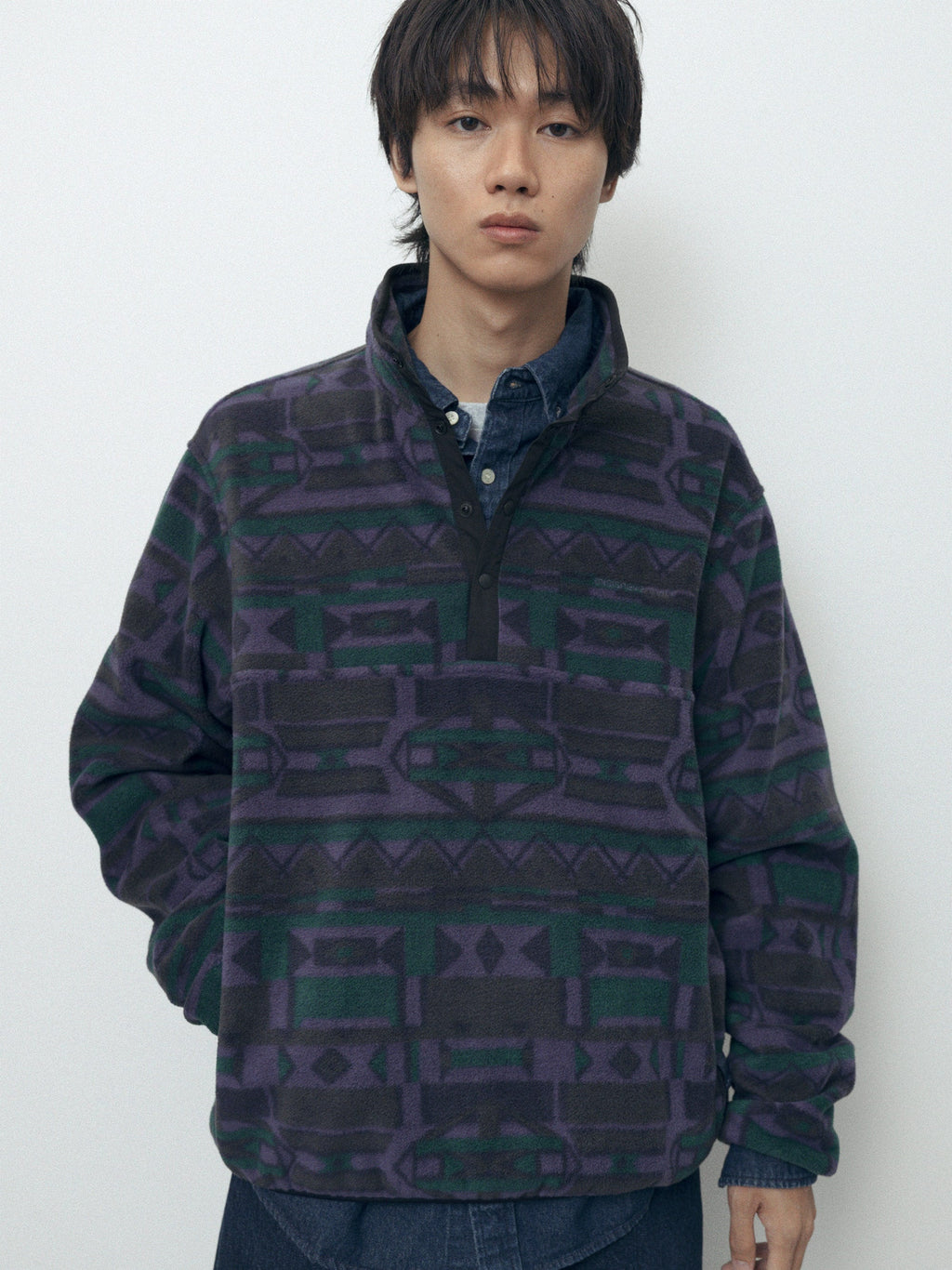 thisisneverthat - Fleece Pullover (Dark Navy) product image 5 | TRAB K-Fashion Australia