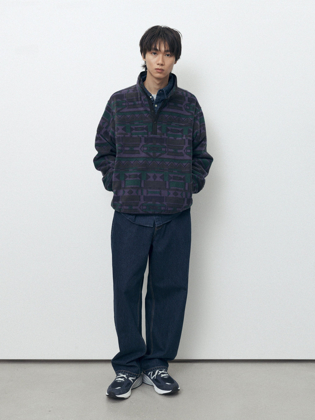 thisisneverthat - Fleece Pullover (Dark Navy) product image 6 | TRAB K-Fashion Australia