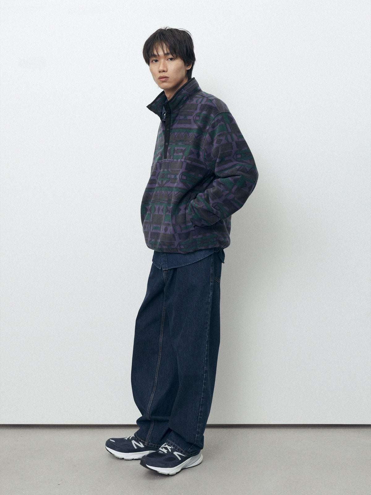 thisisneverthat - Fleece Pullover (Dark Navy) product image 7 | TRAB K-Fashion Australia