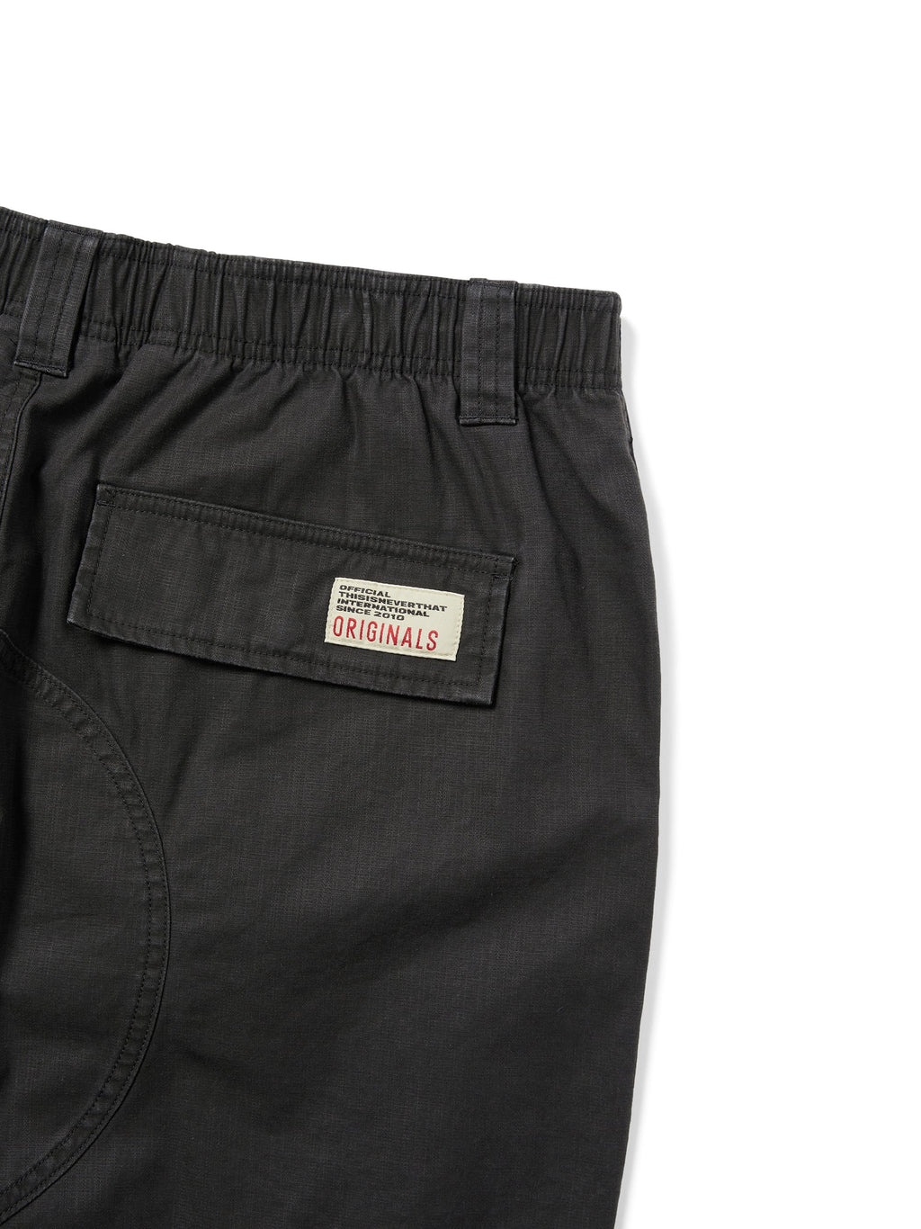 thisisneverthat - Flight Cargo Short (Washed Black) product image 3 | TRAB K-Fashion Australia