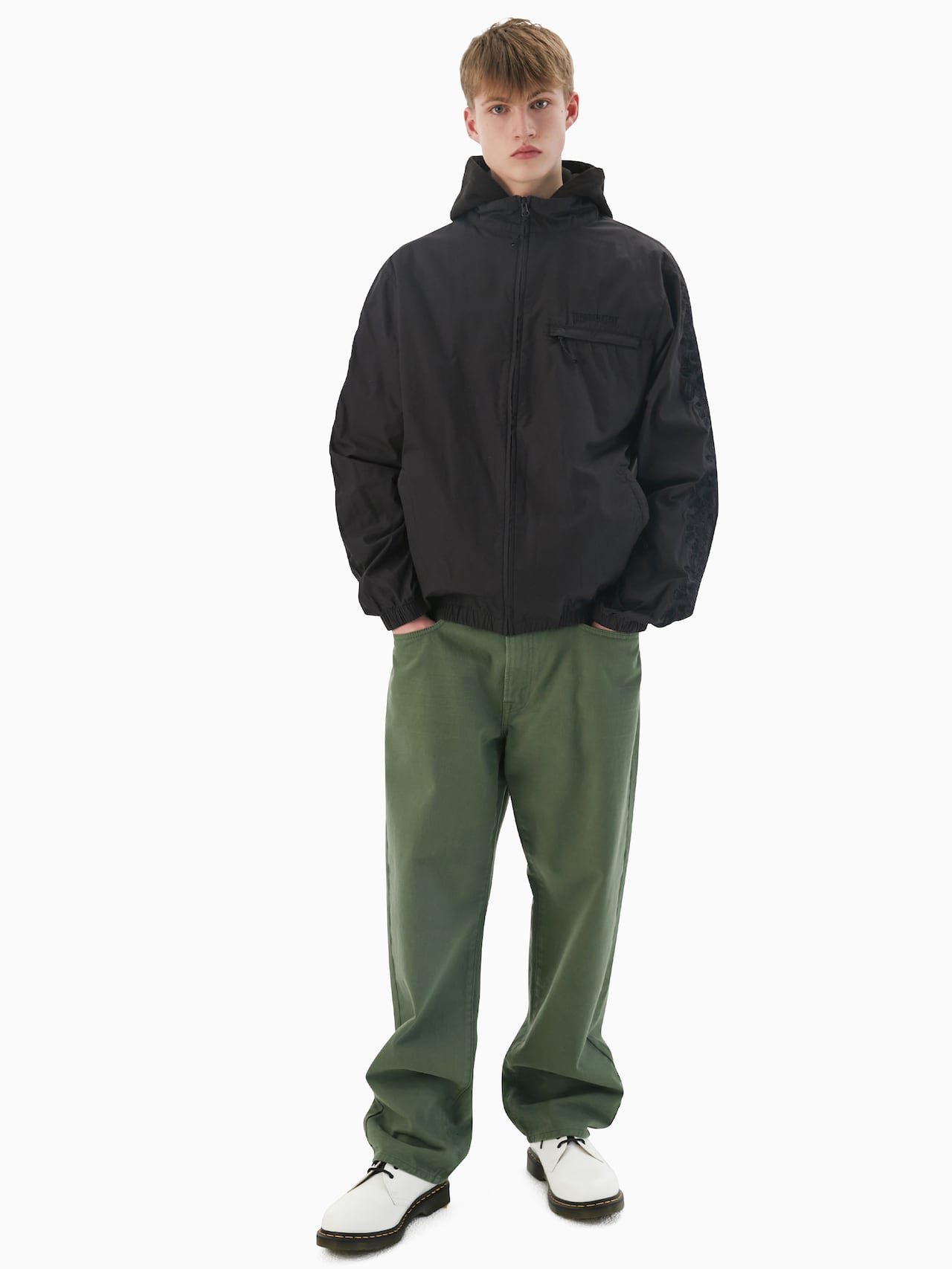 thisisneverthat - Floral Embroidered Jacket (black) product image 6 | TRAB K-Fashion Australia