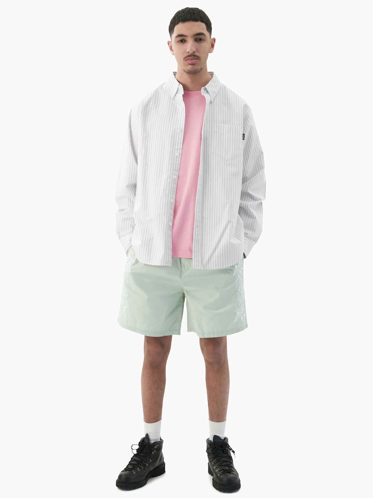 thisisneverthat - Floral Embroidered Short (mint) product image 6 | TRAB K-Fashion Australia