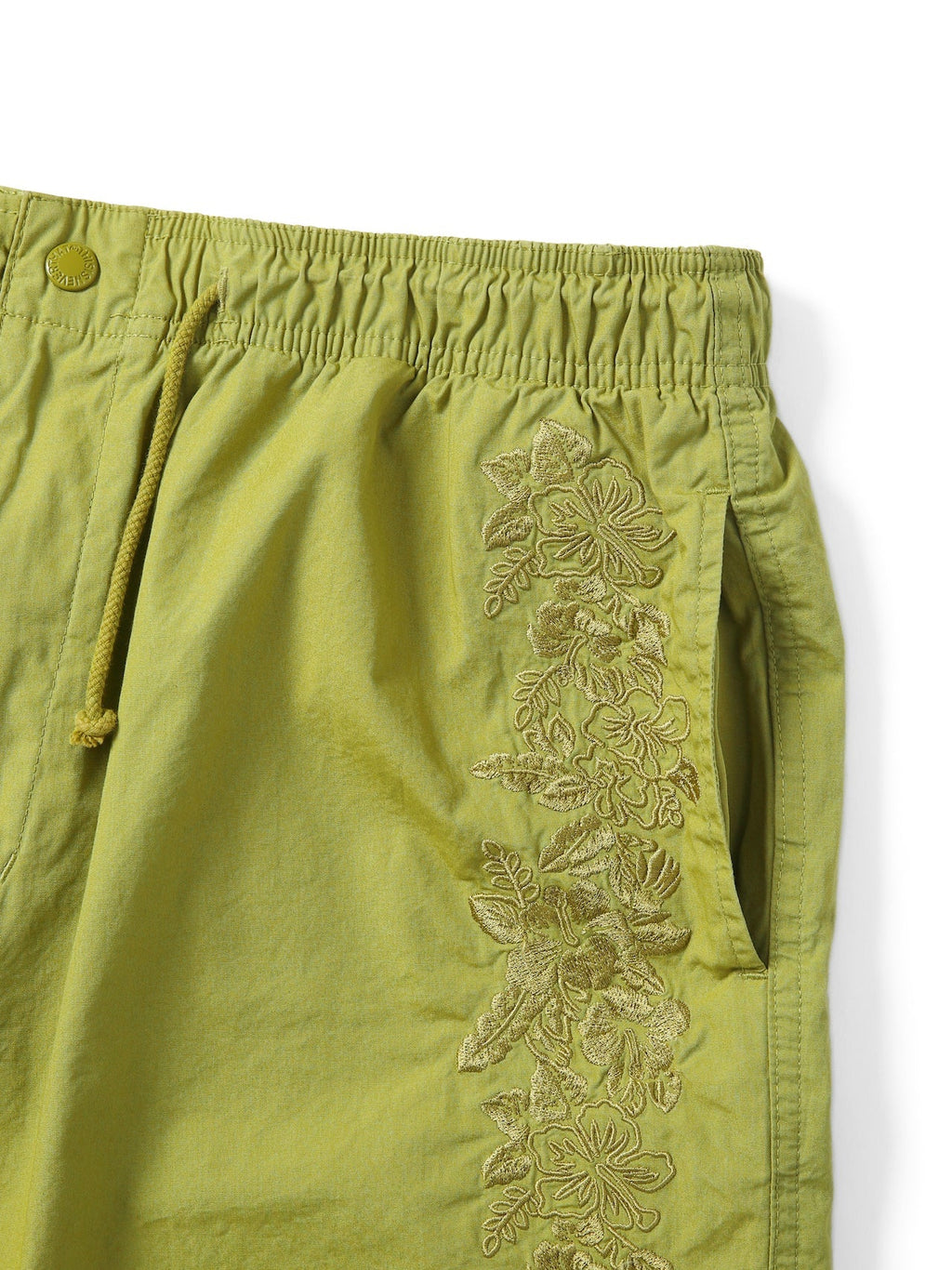 thisisneverthat - Floral Embroidered Short (olive) product image 3 | TRAB K-Fashion Australia