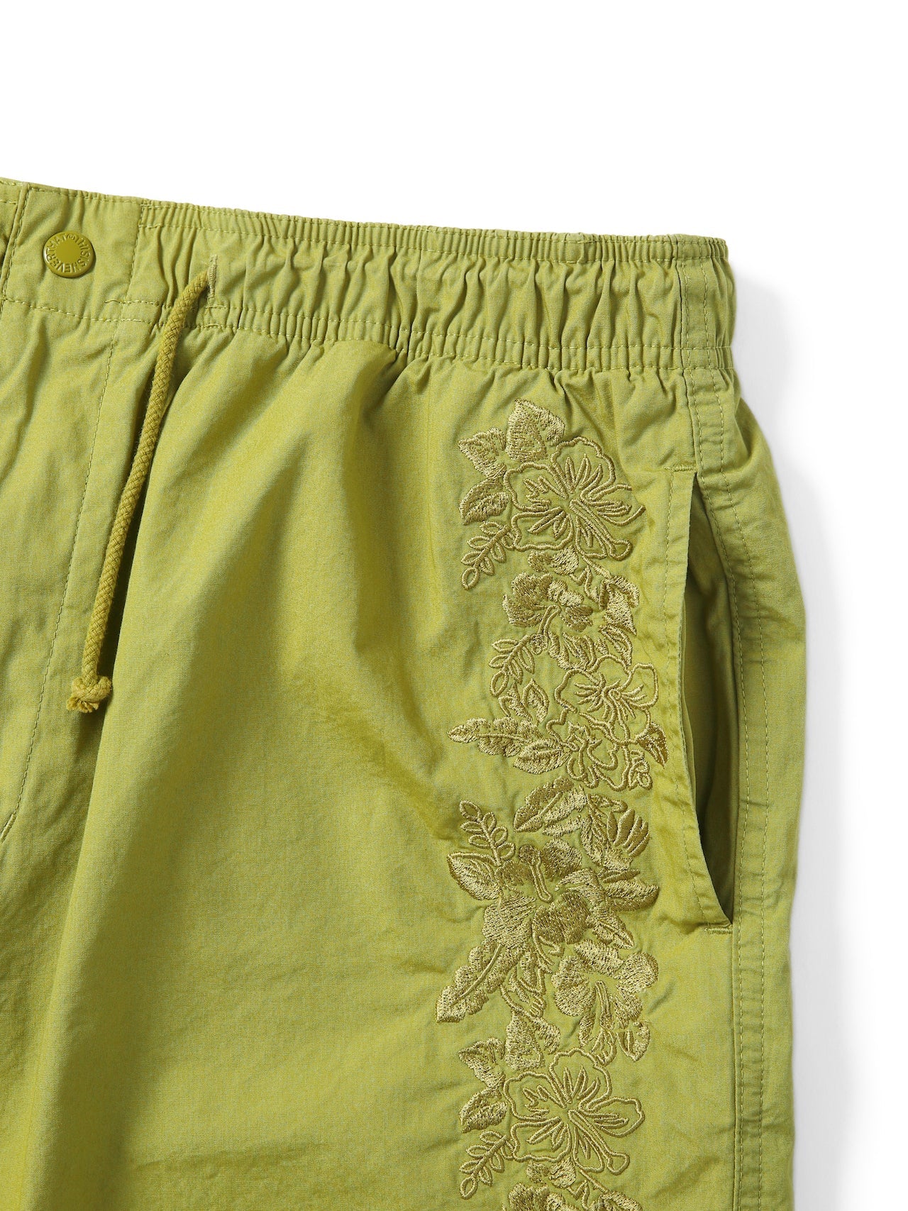 thisisneverthat - Floral Embroidered Short (olive) product image 3 | TRAB K-Fashion Australia