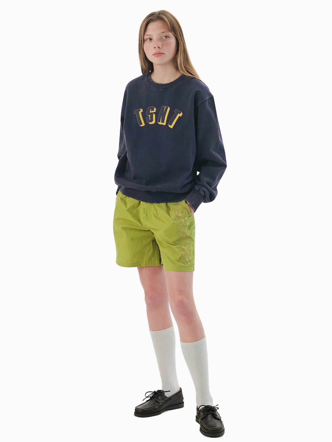 thisisneverthat - Floral Embroidered Short (olive) product image 6 | TRAB K-Fashion Australia