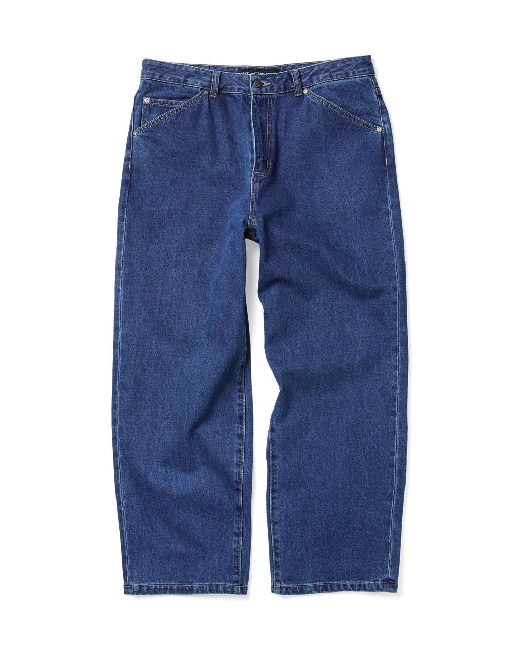 yeseyesee - Flower Rivet Denim Pants (Indigo) product image 1 | TRAB K-Fashion Australia