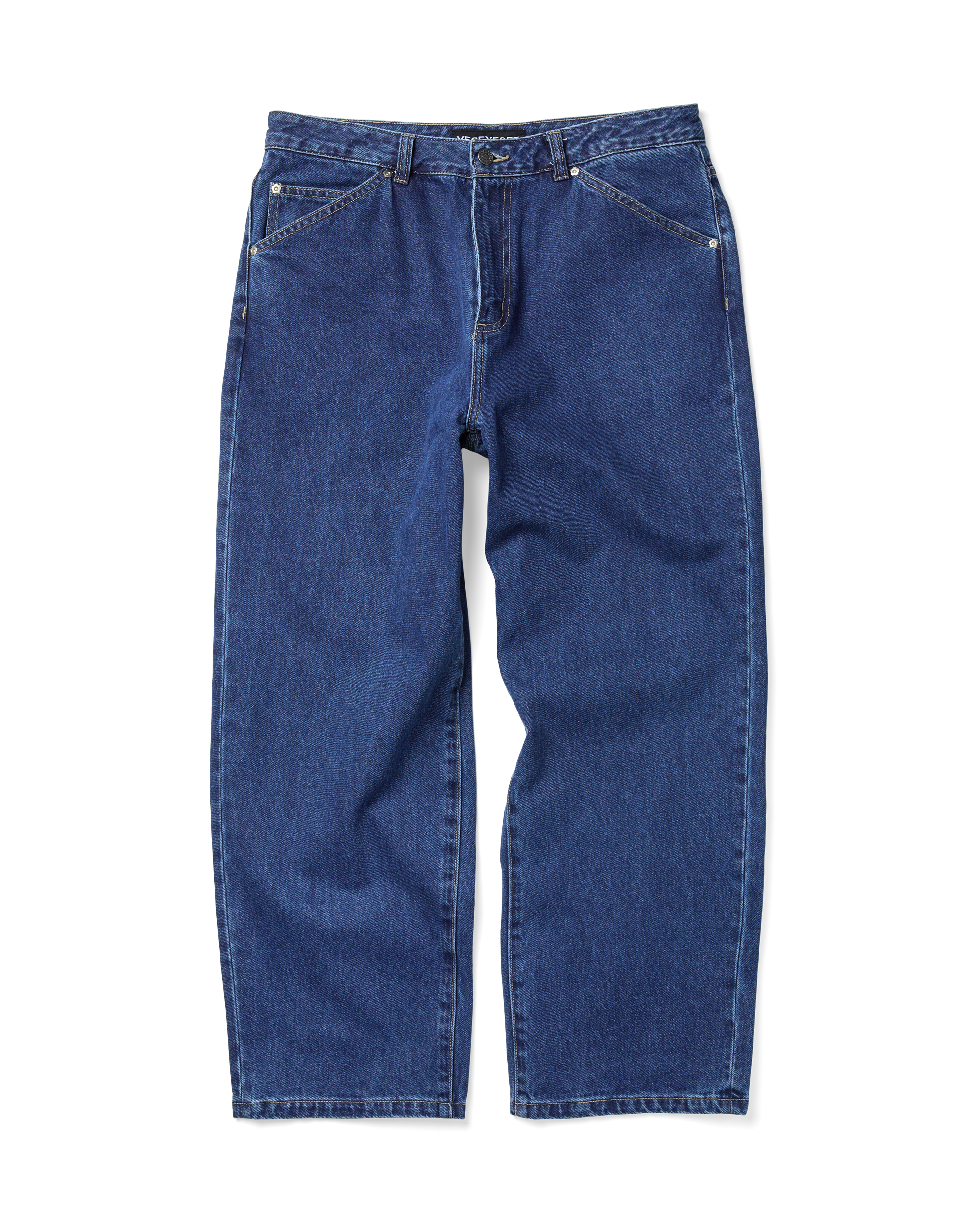 yeseyesee - Flower Rivet Denim Pants (Indigo) product image 1 | TRAB K-Fashion Australia
