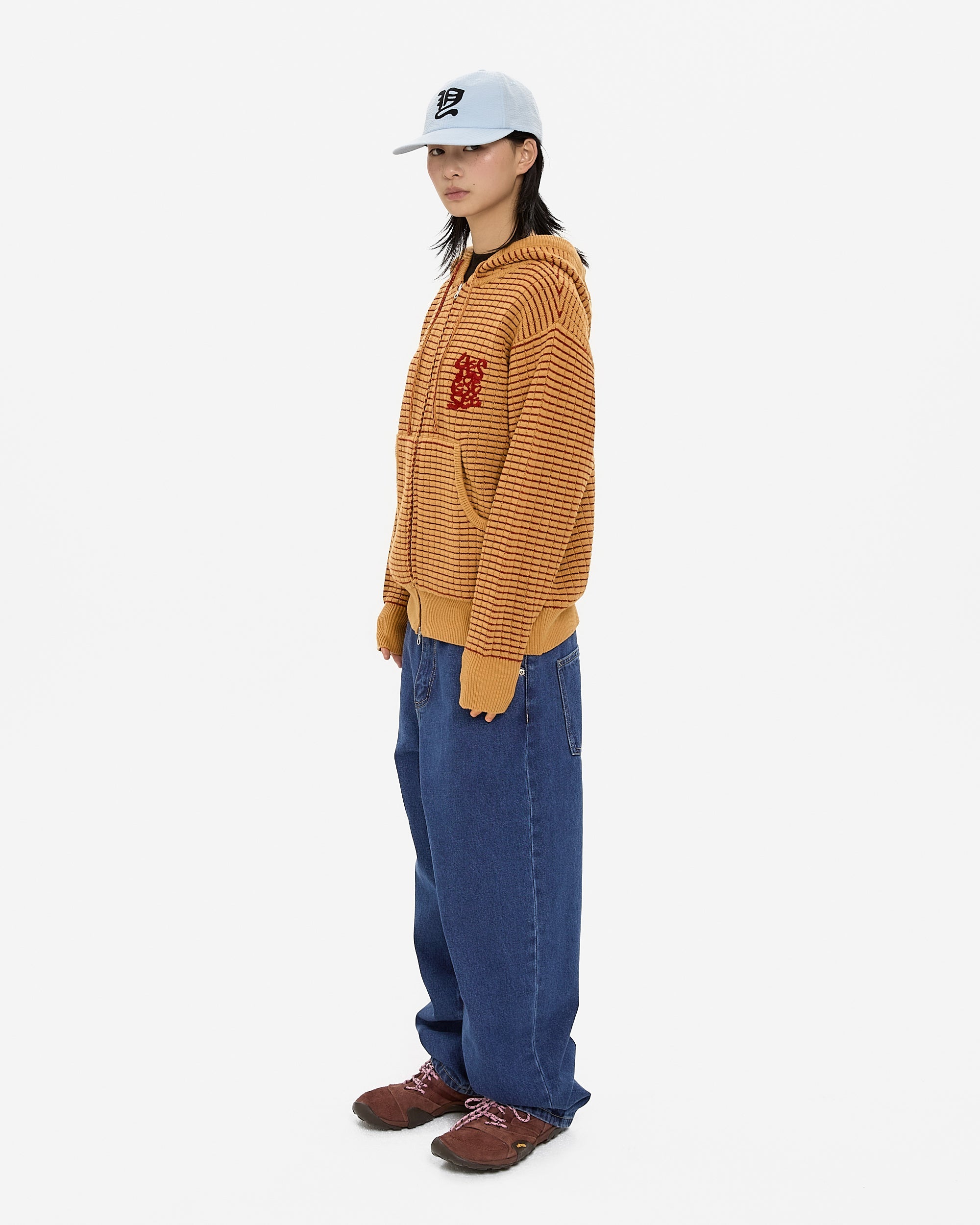 yeseyesee - Flower Rivet Denim Pants (Indigo) product image 10 | TRAB K-Fashion Australia