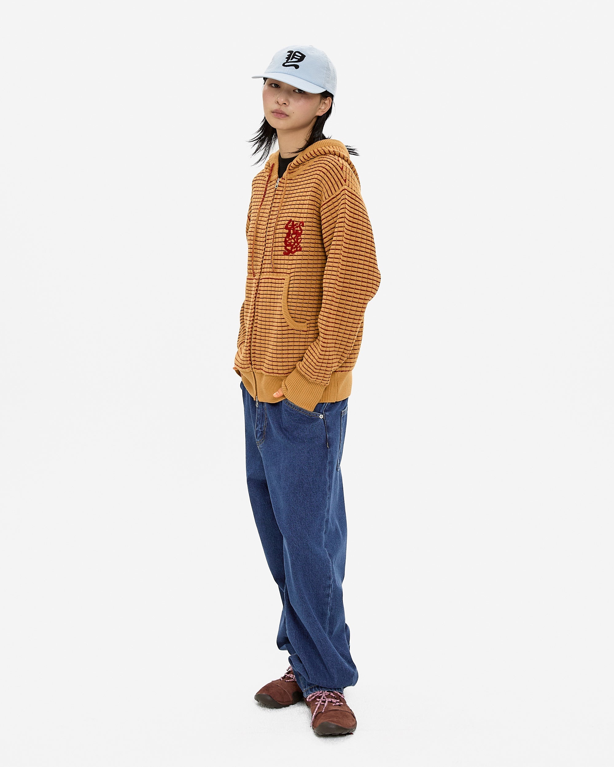 yeseyesee - Flower Rivet Denim Pants (Indigo) product image 12 | TRAB K-Fashion Australia