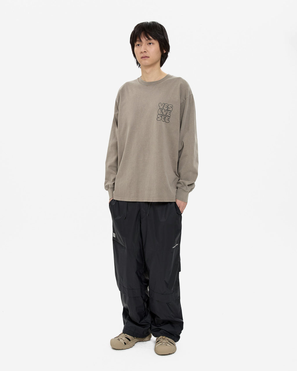 yeseyesee - Fond Trek Pants (Black) product image 9 | TRAB K-Fashion Australia