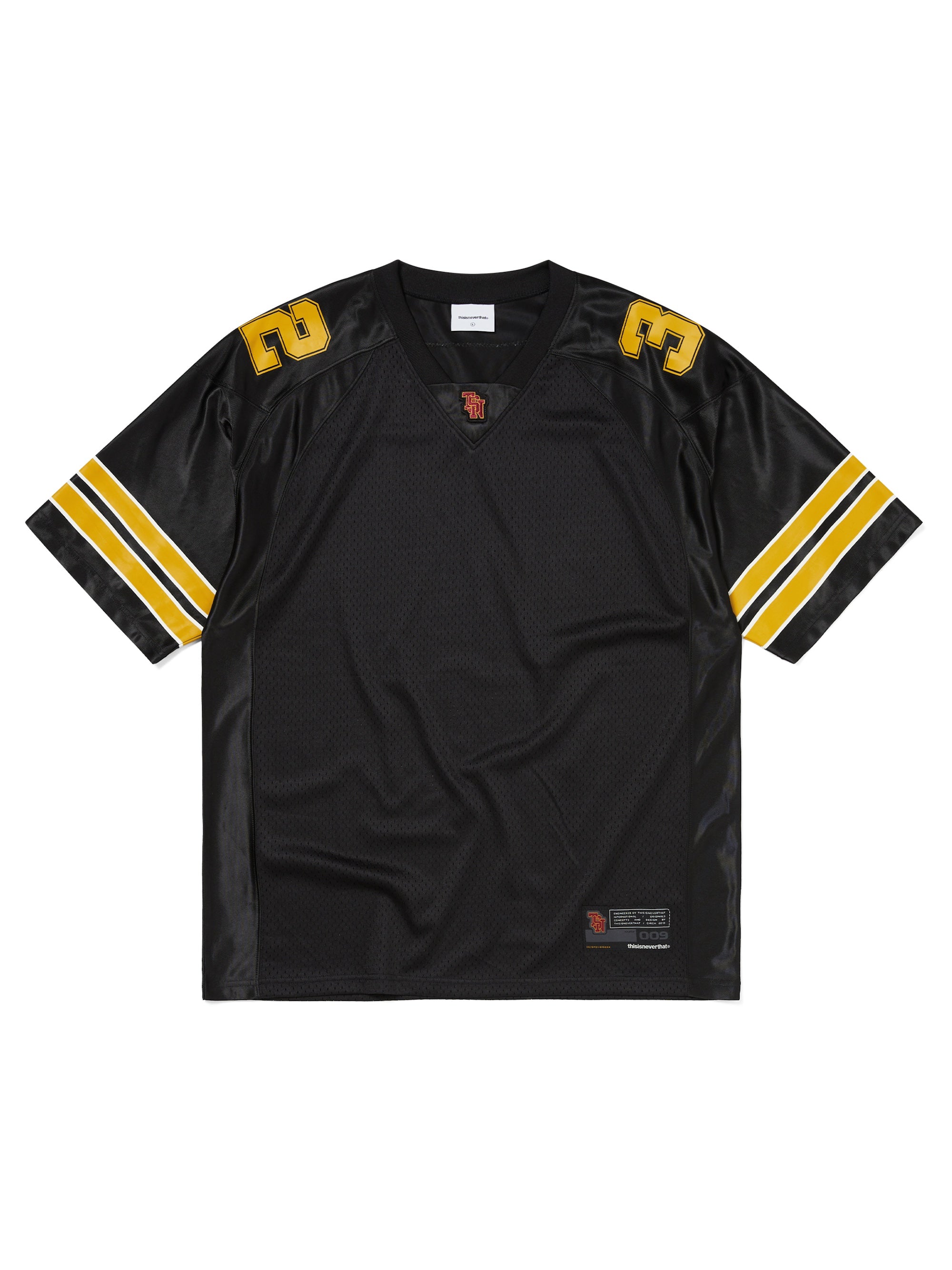 thisisneverthat - Football Jersey (Black) product image 1 | TRAB K-Fashion Australia
