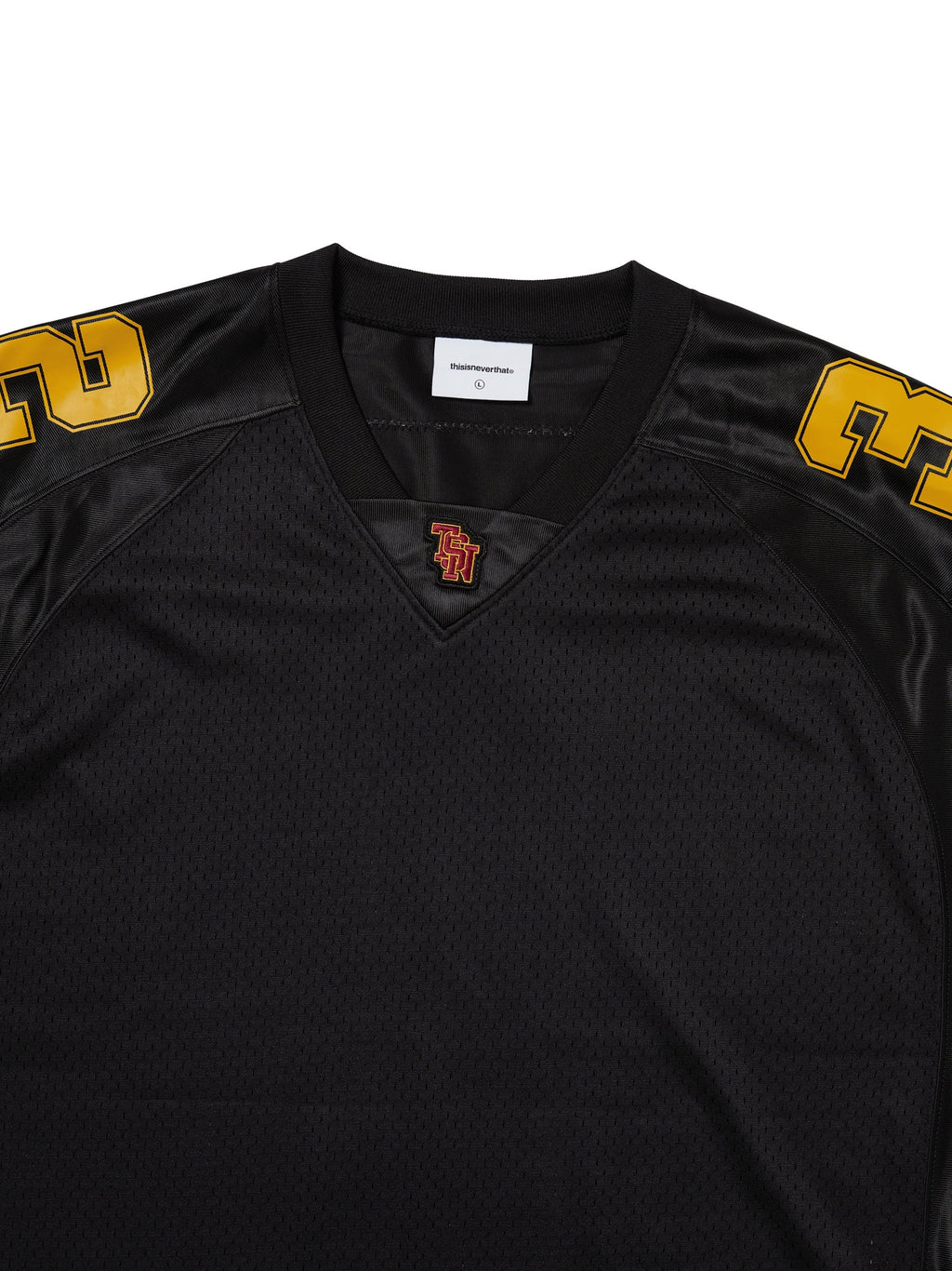 thisisneverthat - Football Jersey (Black) product image 2 | TRAB K-Fashion Australia
