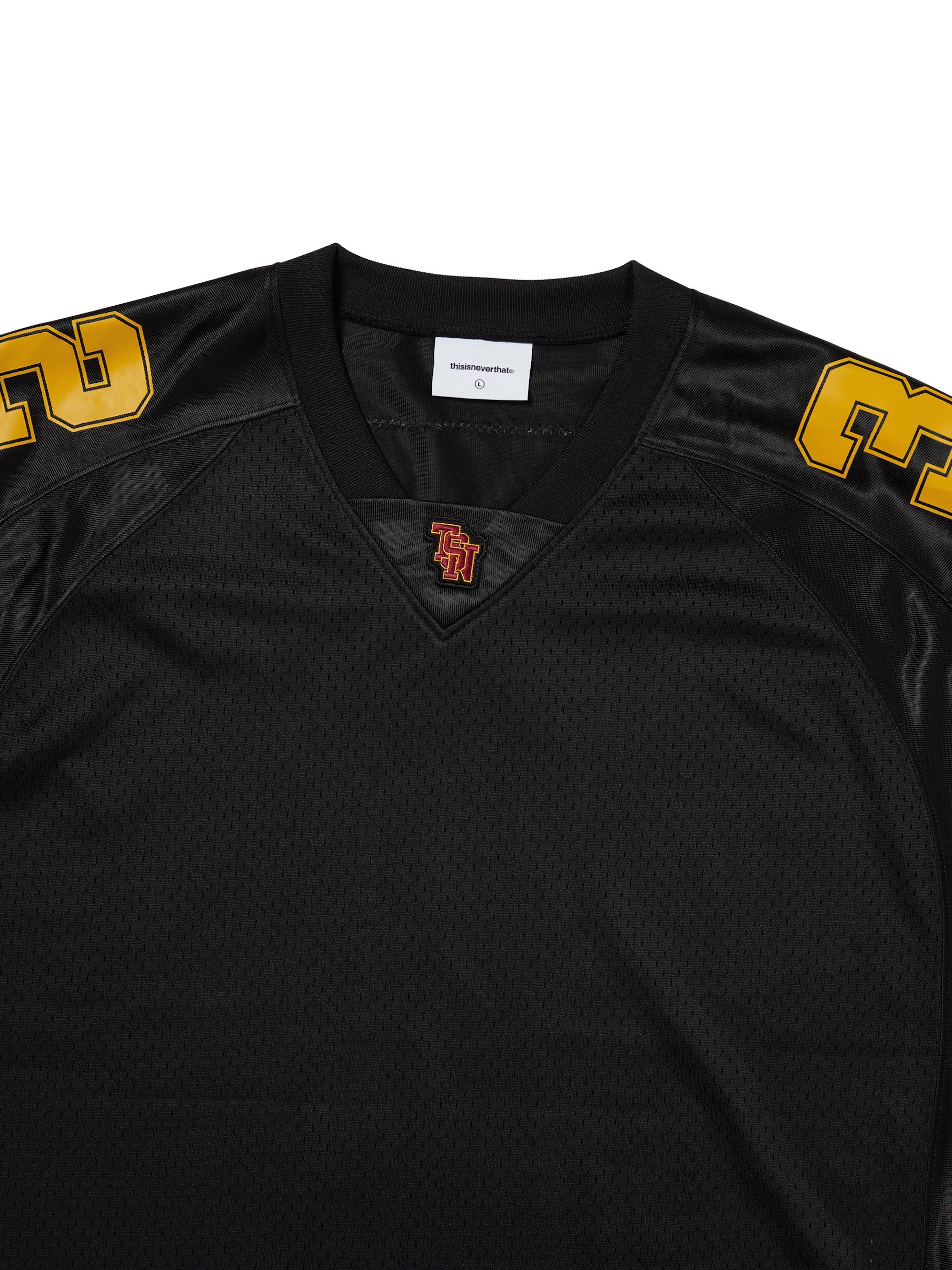 thisisneverthat - Football Jersey (Black) product image 2 | TRAB K-Fashion Australia