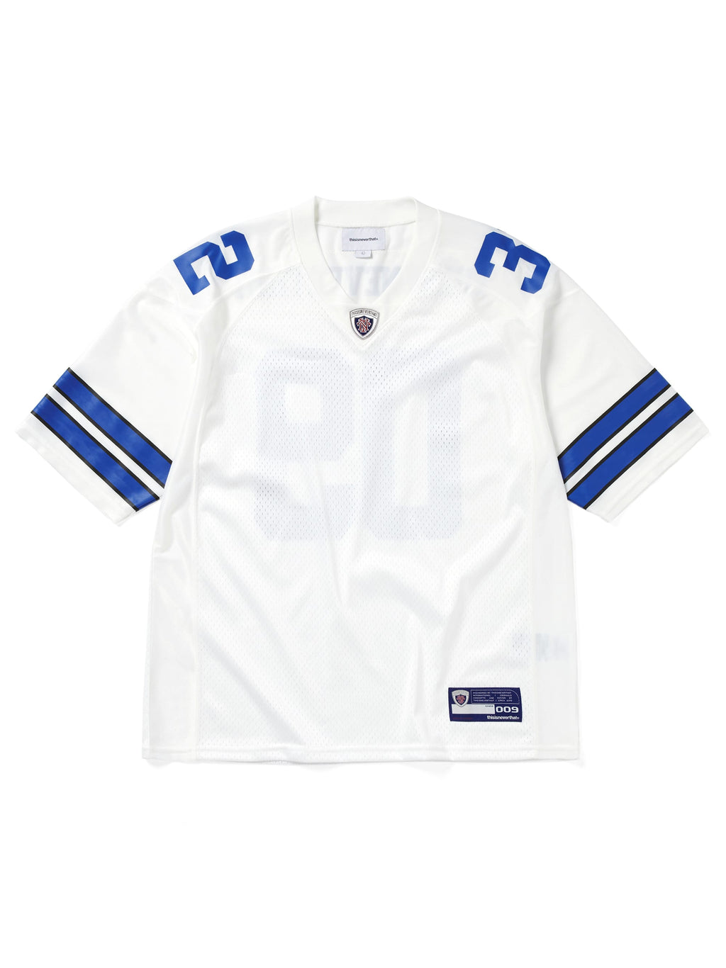 thisisneverthat - Football Jersey (White) product image 1 | TRAB K-Fashion Australia