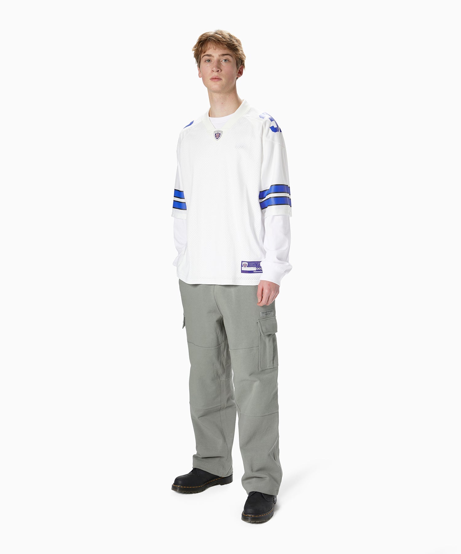 thisisneverthat - Football Jersey (White) product image 4 | TRAB K-Fashion Australia