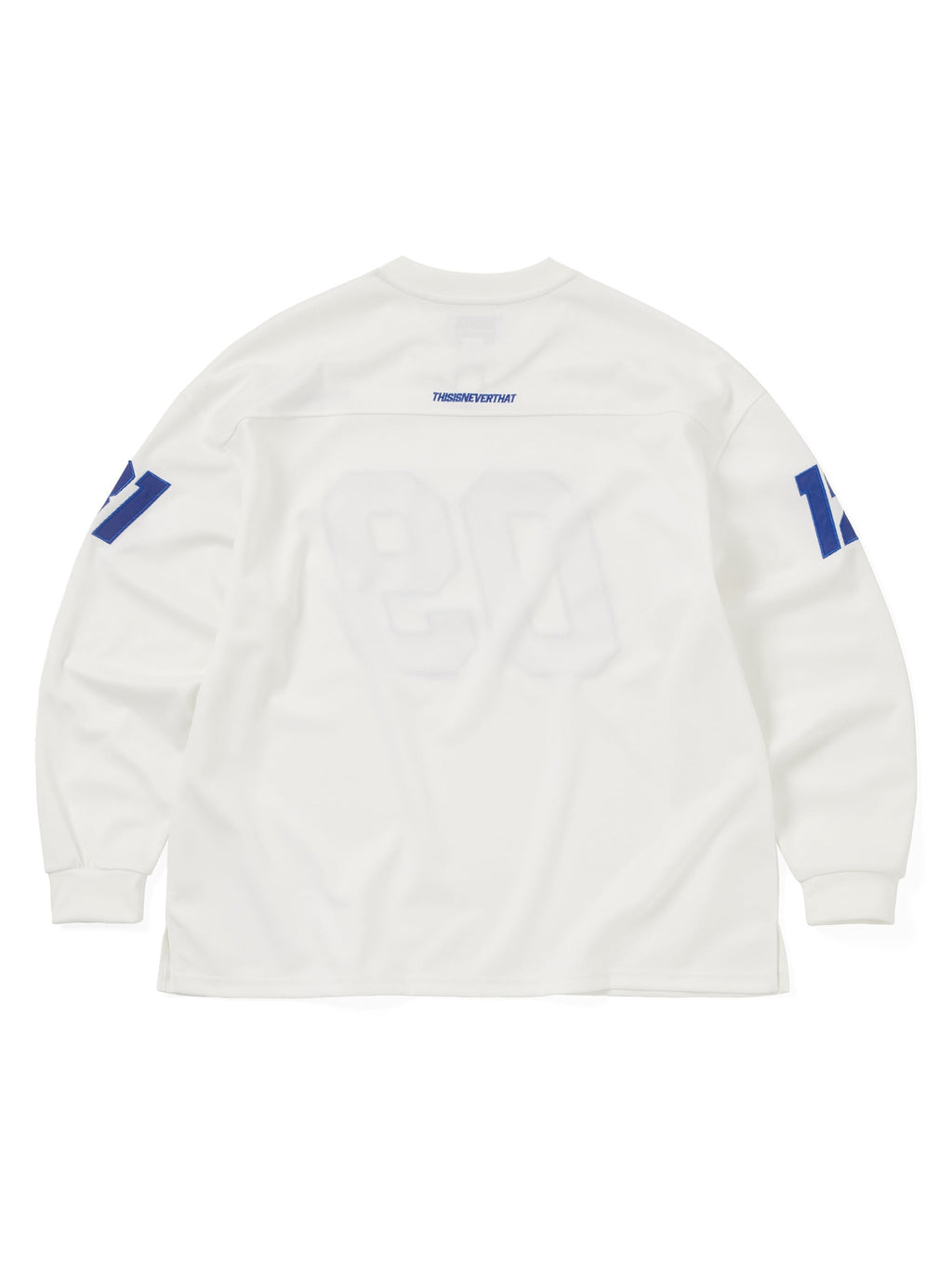 thisisneverthat - Football Jersey (White) product image 3 | TRAB K-Fashion Australia