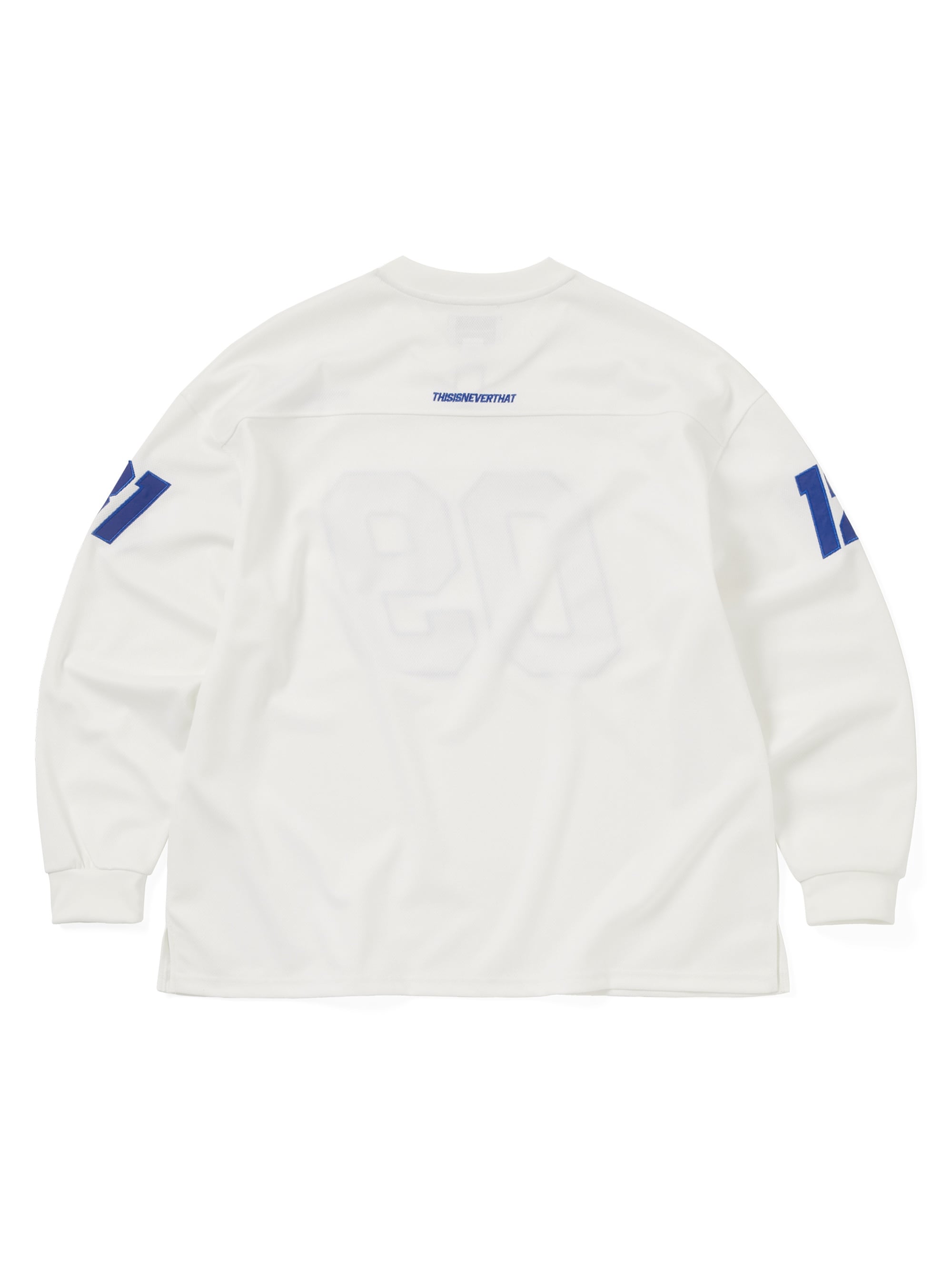 thisisneverthat - Football Jersey (White) product image 3 | TRAB K-Fashion Australia