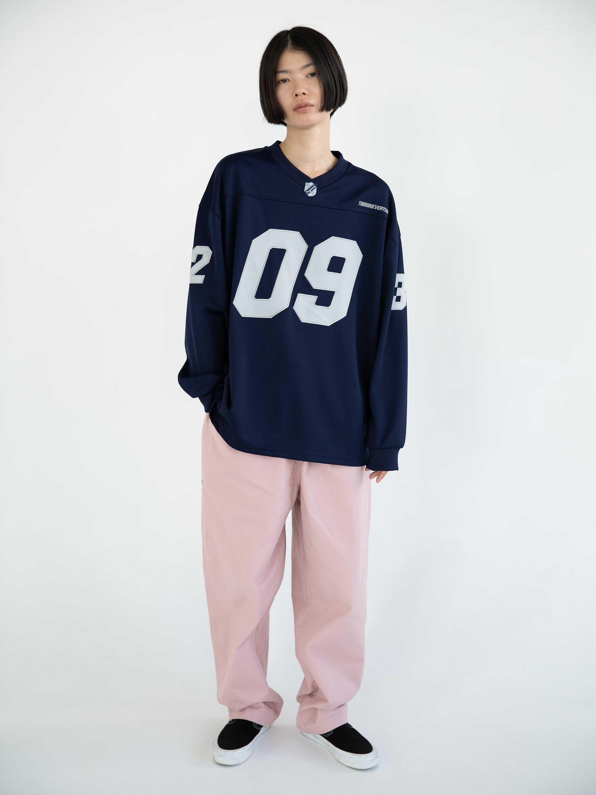 thisisneverthat - Football Jersey (Navy) product image 4 | TRAB K-Fashion Australia