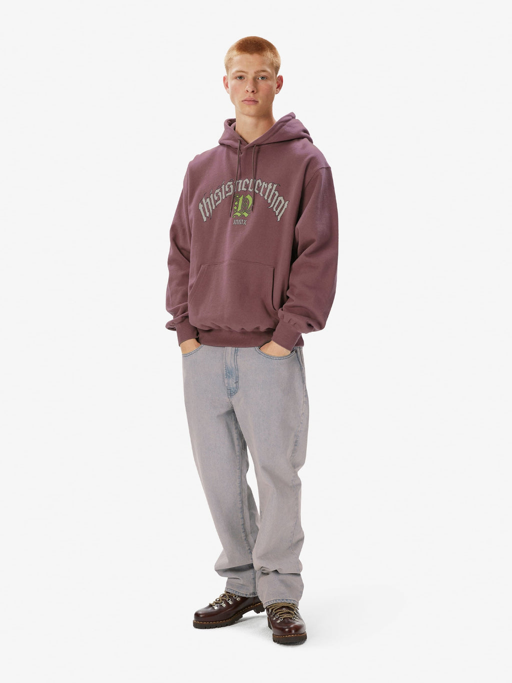thisisneverthat - Fortuna Logo Hoodie (Fuchsia) product image 6 | TRAB K-Fashion Australia
