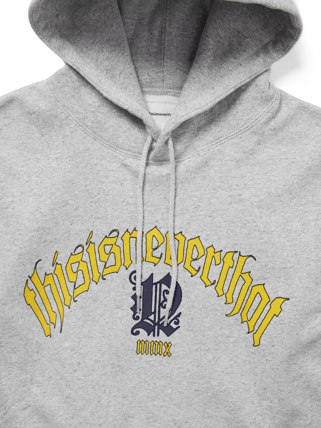 thisisneverthat - Fortuna Logo Hoodie (Heather Grey) product image 2 | TRAB K-Fashion Australia