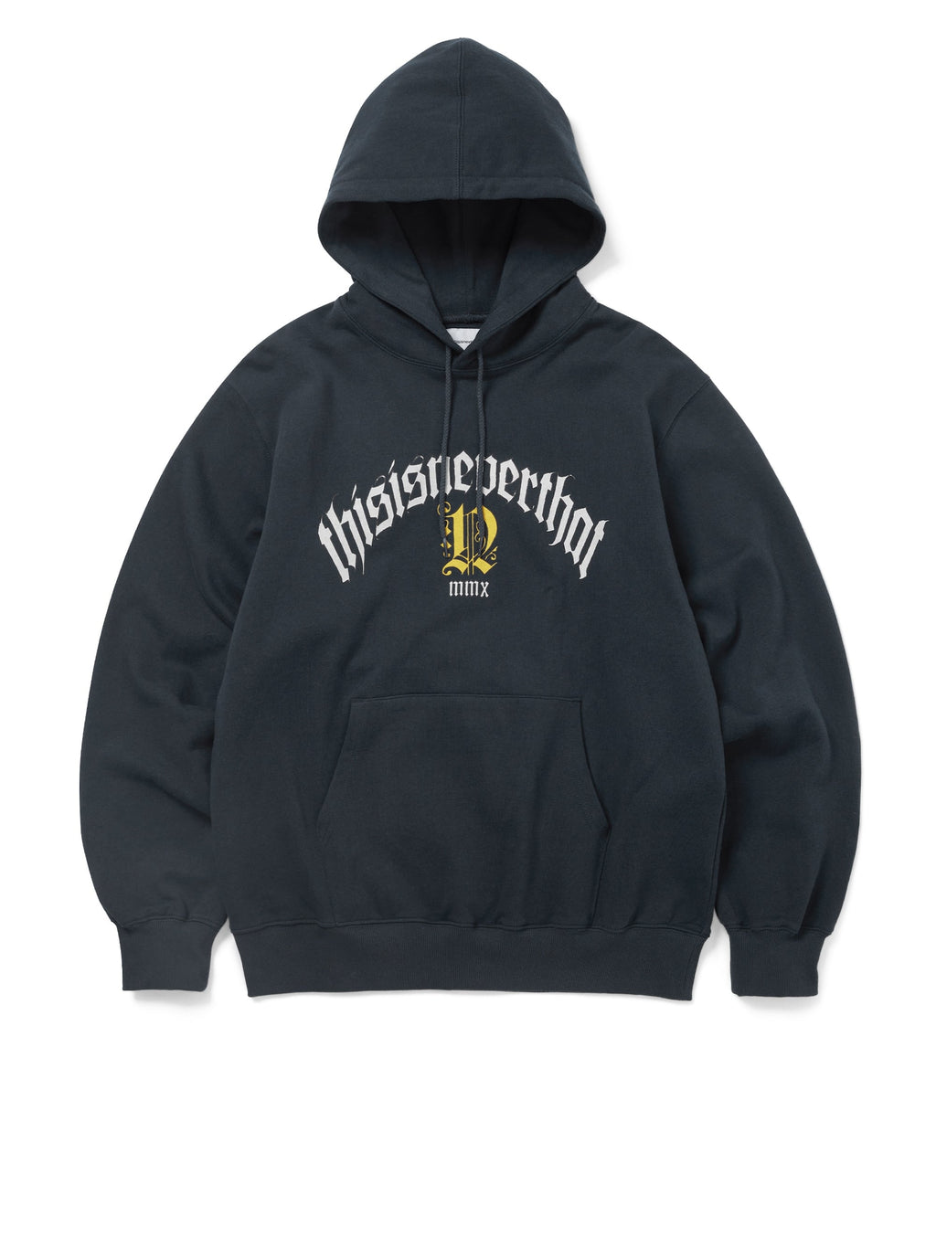 thisisneverthat - Fortuna Logo Hoodie (Navy) product image 1 | TRAB K-Fashion Australia