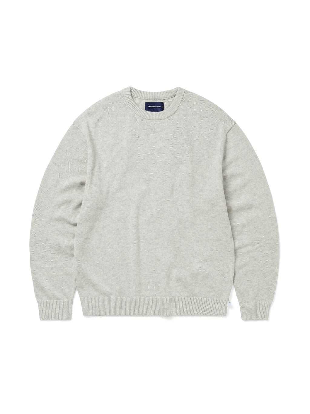 thisisneverthat - Fortuna N-Logo Sweater (Heather Grey) product image 2 | TRAB K-Fashion Australia