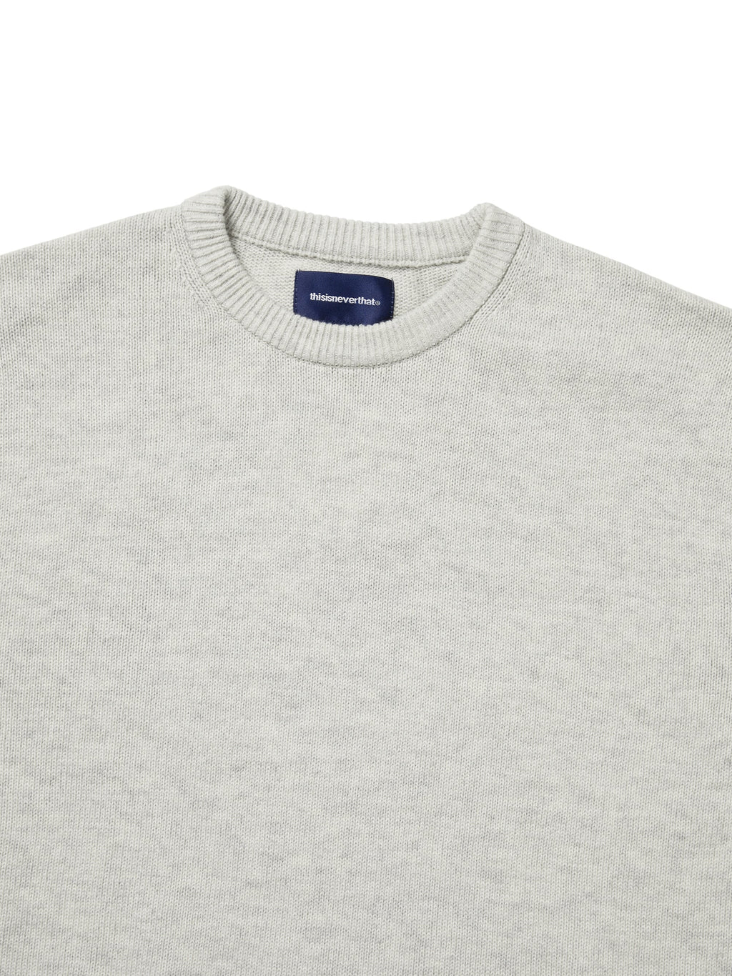 thisisneverthat - Fortuna N-Logo Sweater (Heather Grey) product image 3 | TRAB K-Fashion Australia