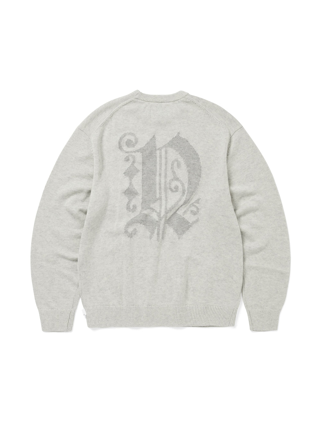 thisisneverthat - Fortuna N-Logo Sweater (Heather Grey) product image 1 | TRAB K-Fashion Australia