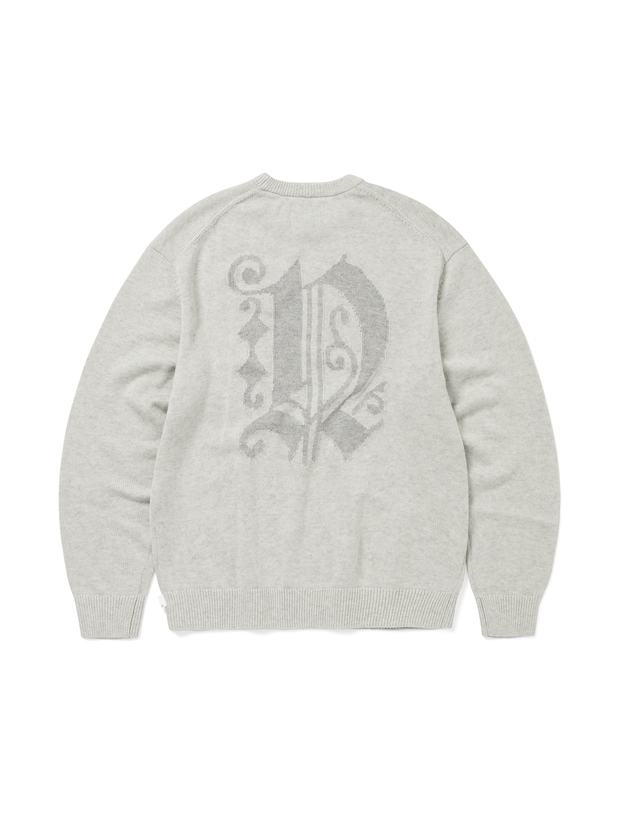 thisisneverthat - Fortuna N-Logo Sweater (Heather Grey) product image 1 | TRAB K-Fashion Australia