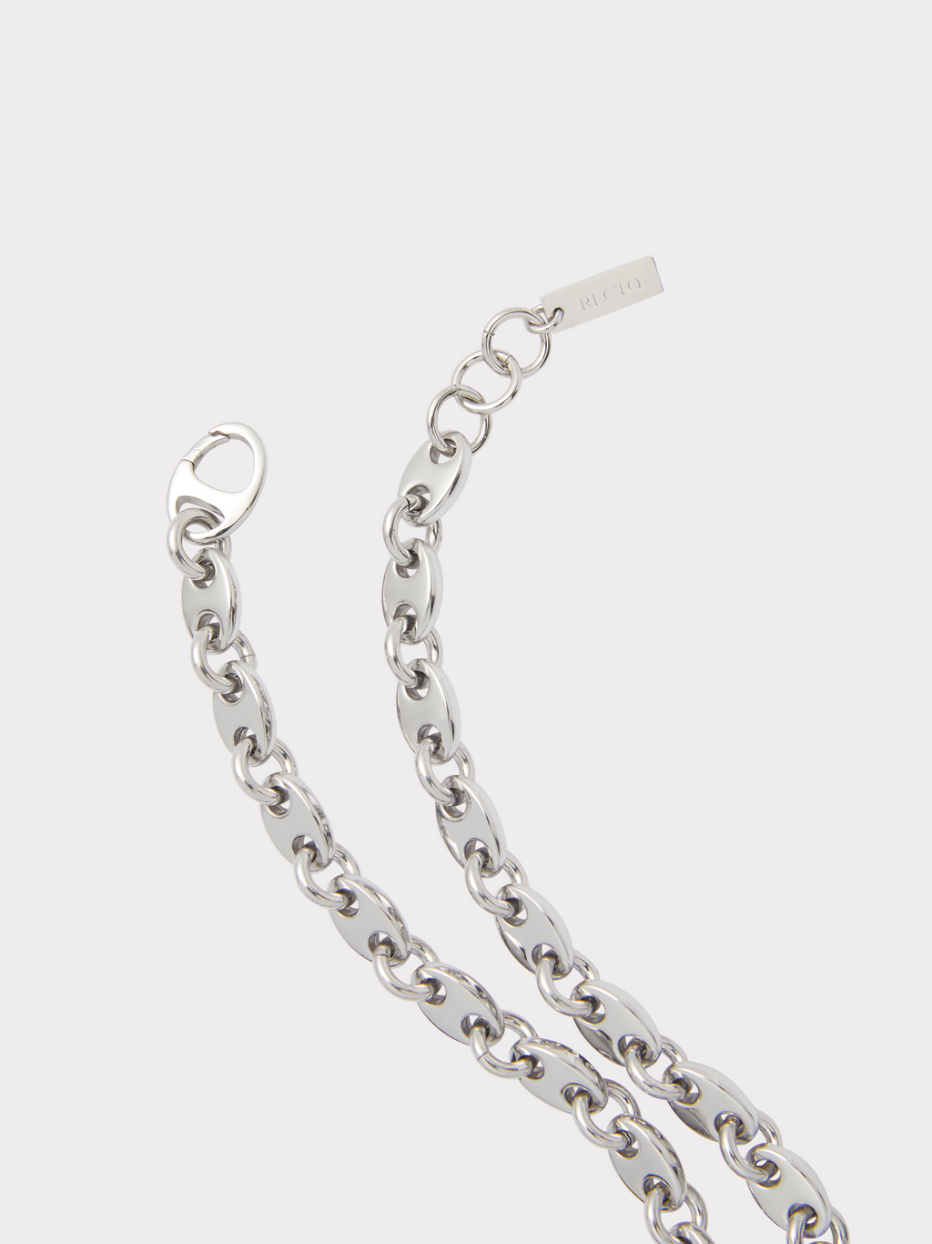 Recto - Linked Chain Necklace (Silver) product image 2 | TRAB K-Fashion Australia