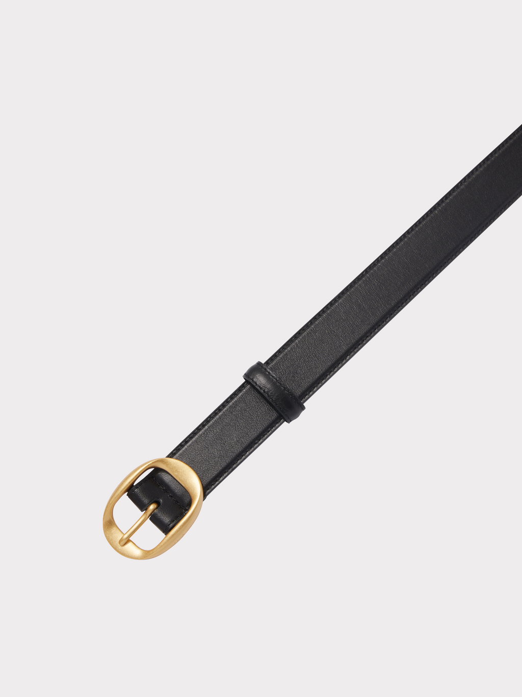 Recto - Signature Oval Buckle Belt (Black) product image 3 | TRAB K-Fashion Australia
