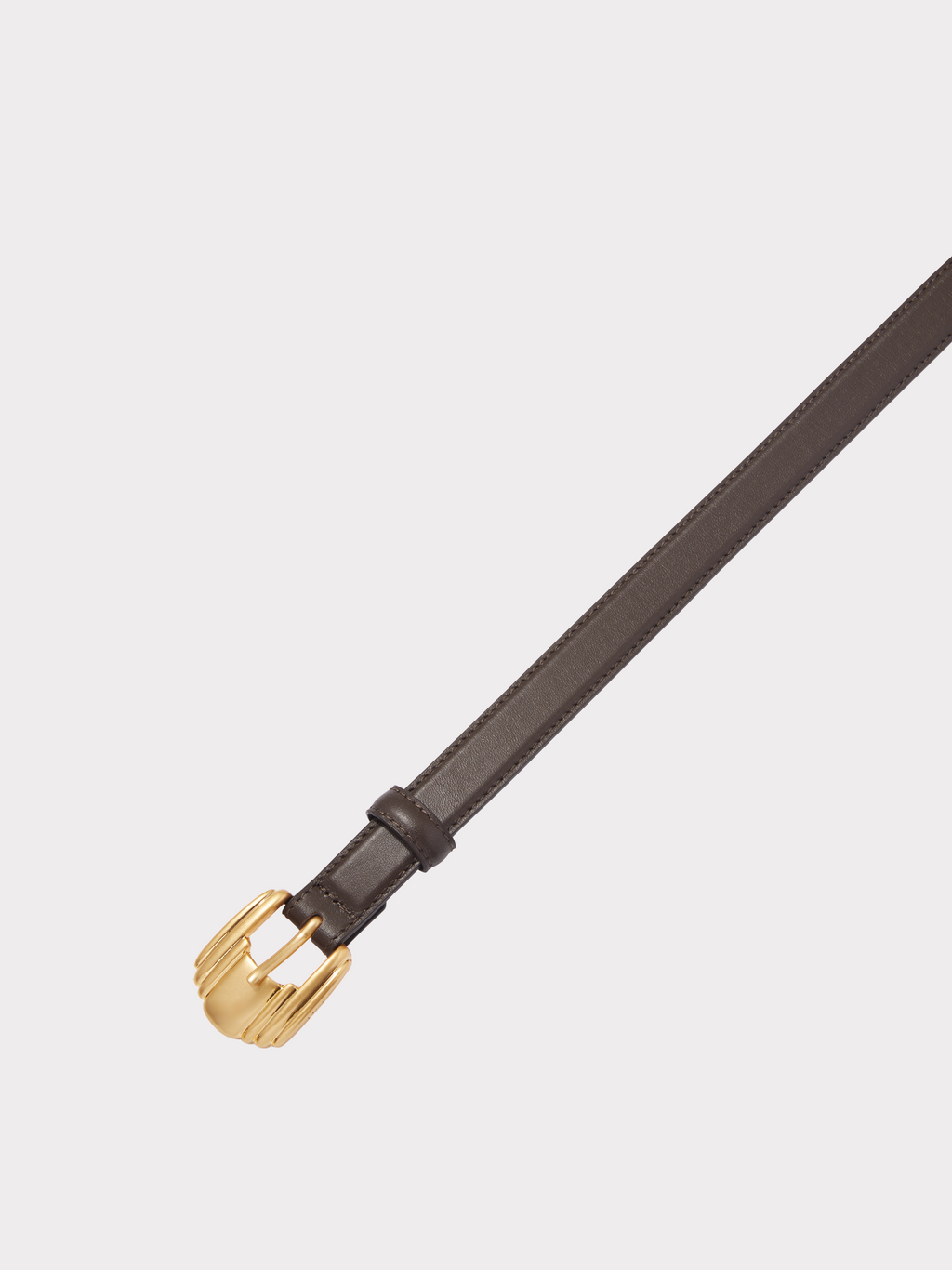 Recto - Shell Buckle Belt (Dark Chocolate) product image 3 | TRAB K-Fashion Australia