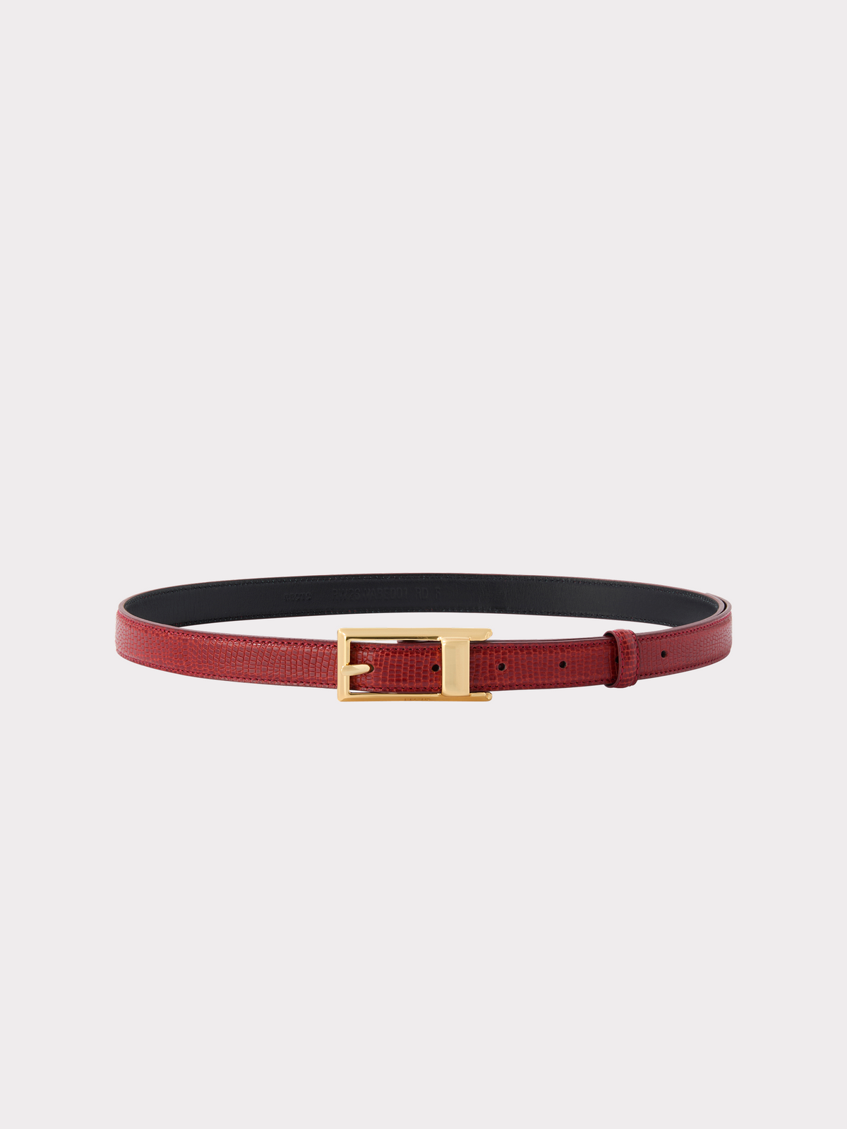Recto - Signature Square Buckle Belt (Vintage Red) product image 1 | TRAB K-Fashion Australia
