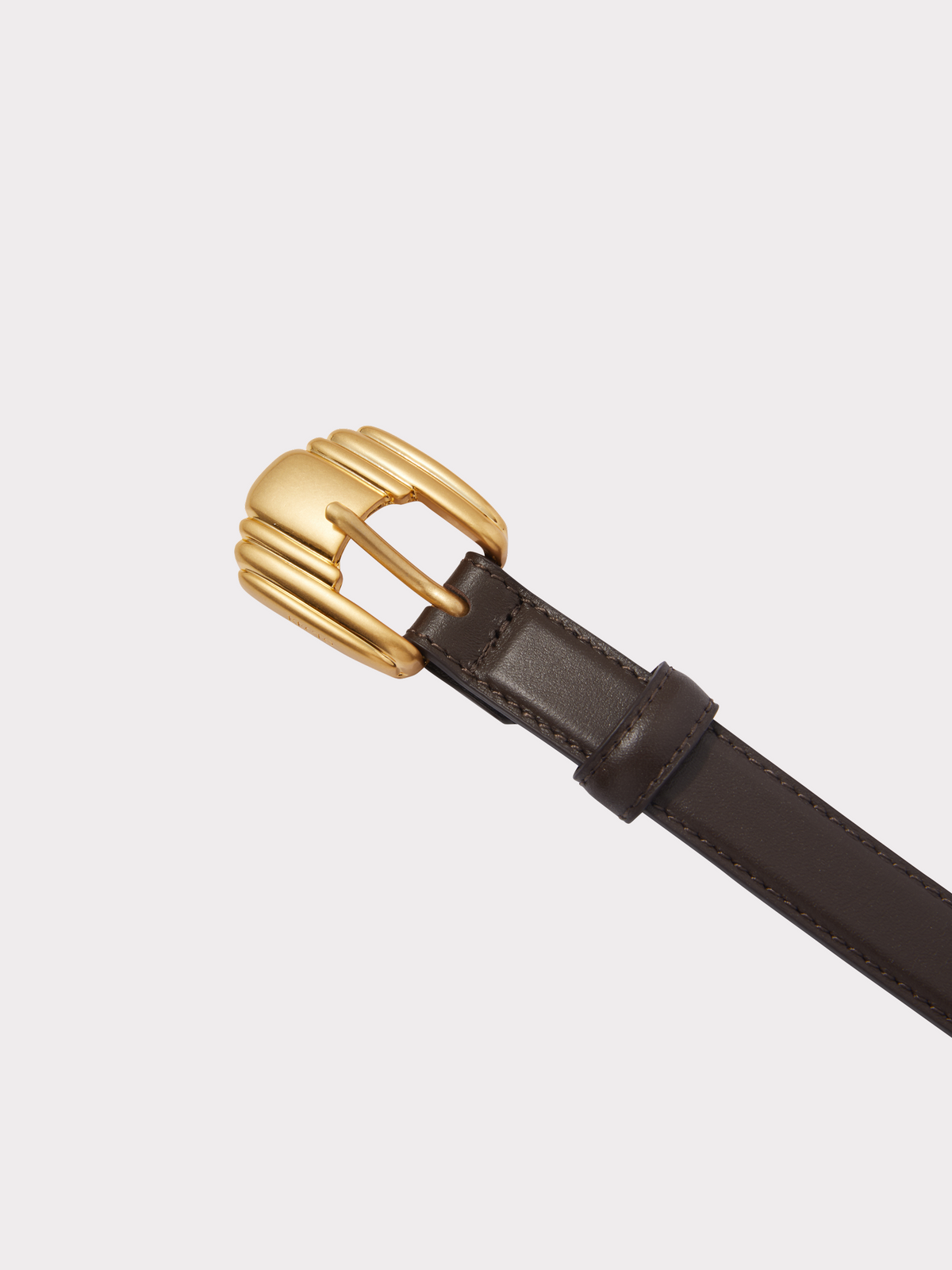 Recto - Shell Buckle Belt (Dark Chocolate) product image 2 | TRAB K-Fashion Australia