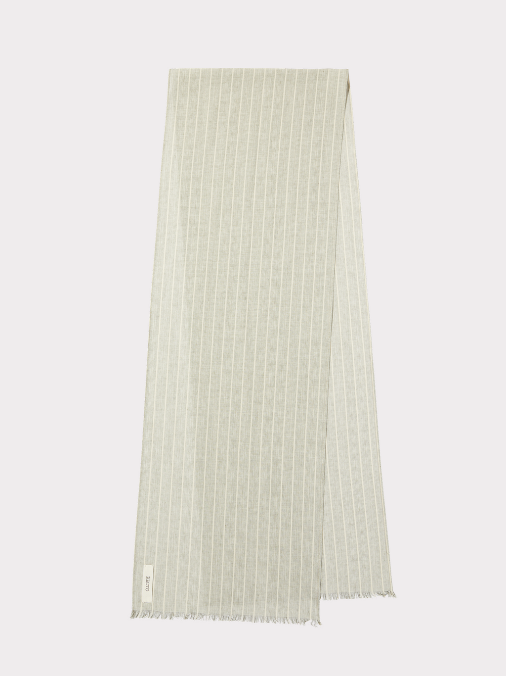 Recto - Cassel Stripe Muffler (Stone Grey) product image 1 | TRAB K-Fashion Australia