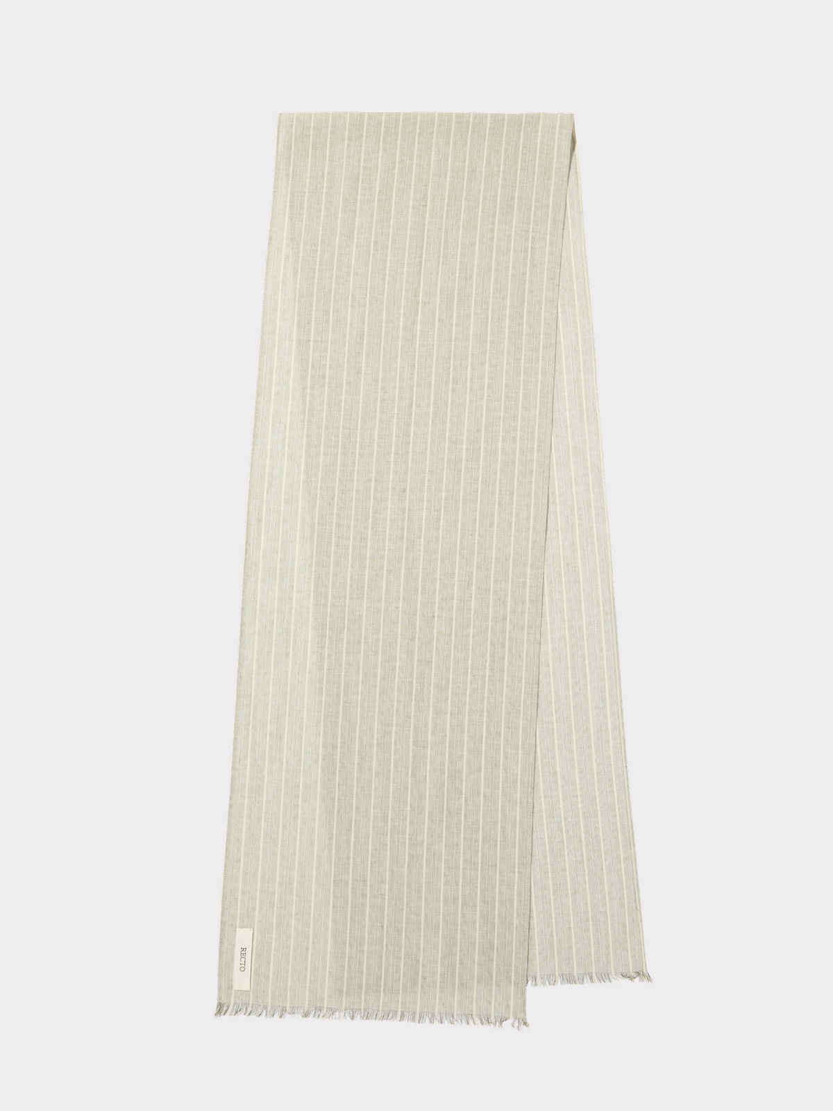 Recto - Cassel Stripe Muffler (Stone Grey) product image 1 | TRAB K-Fashion Australia