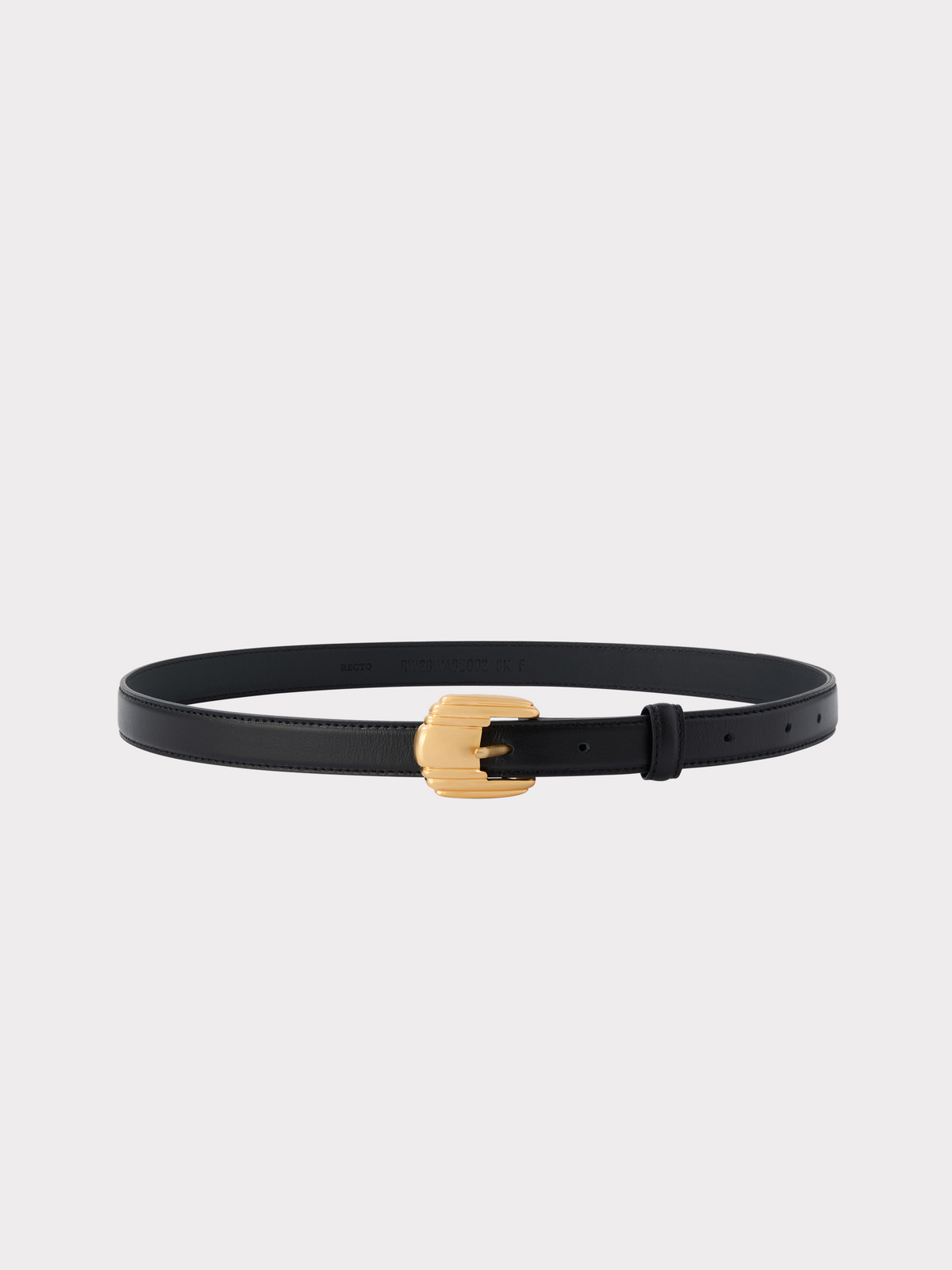 Recto - Shell Buckle Belt (Black) product image 1 | TRAB K-Fashion Australia