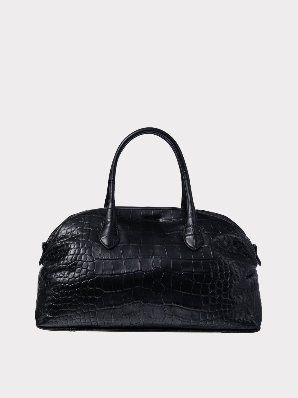 Recto - Croc-Effect Singular Tote Medium (Croc Black) product image 3 | TRAB K-Fashion Australia