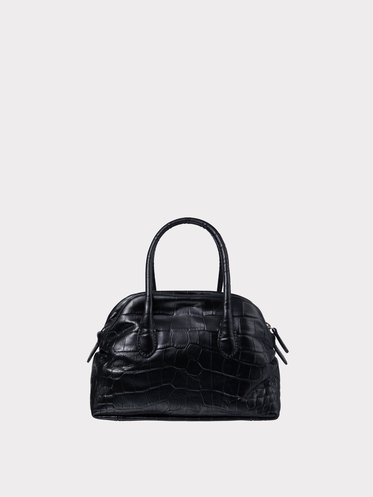 Recto - Croc-Effect Singular Tote Mini (Croc Black) product image 2 | TRAB K-Fashion Australia