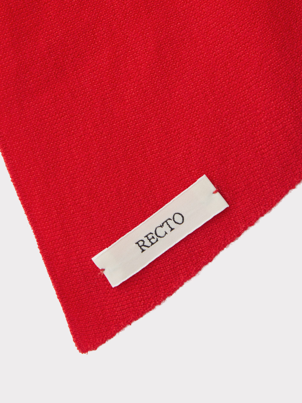 Recto - Wool Triangle Scarf (Red) product image 2 | TRAB K-Fashion Australia