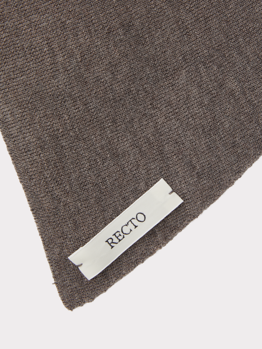 Recto - Wool Triangle Scarf (Taupe Brown) product image 3 | TRAB K-Fashion Australia