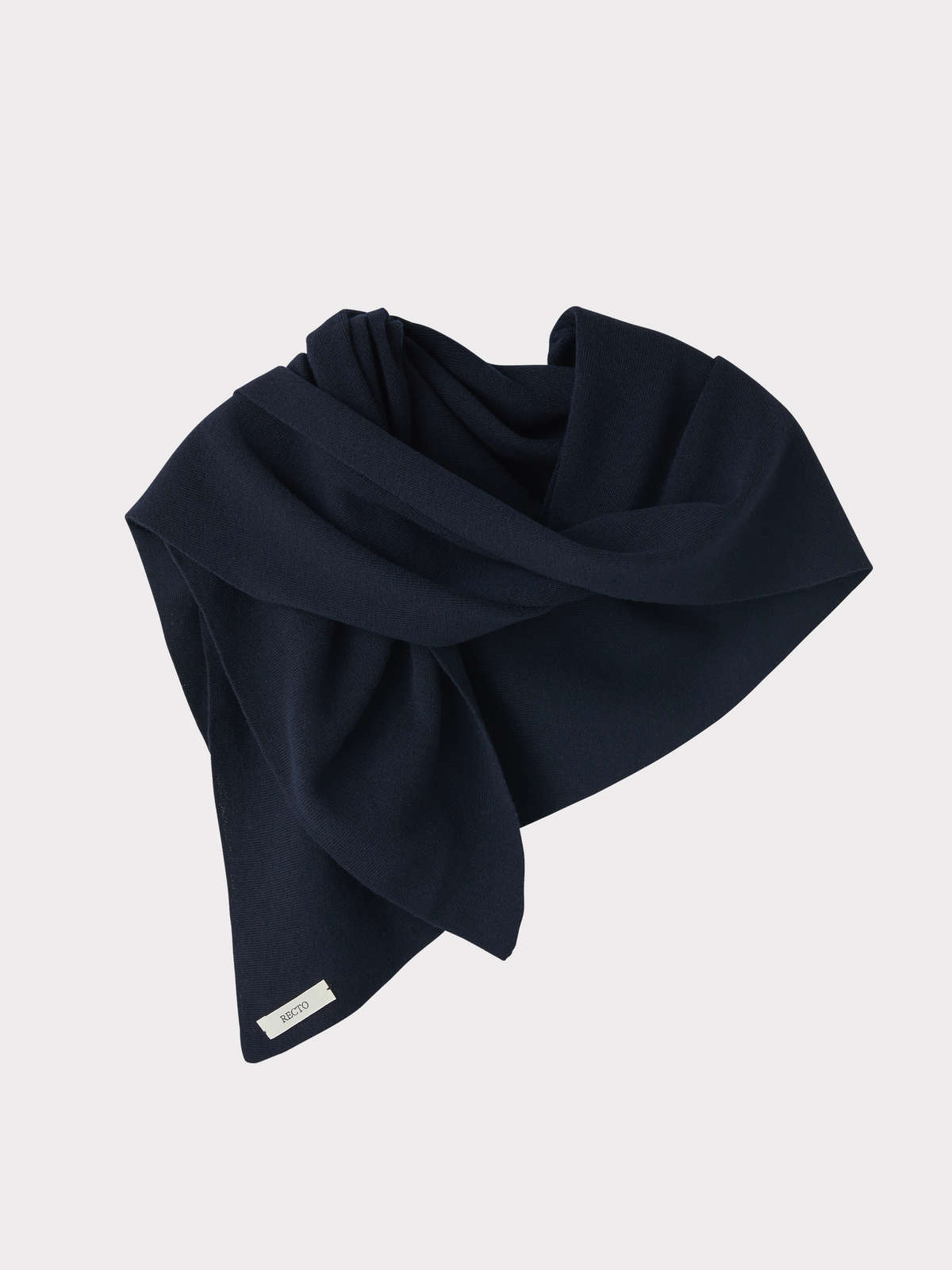 Recto - Wool Triangle Scarf (Vintage Navy) product image 2 | TRAB K-Fashion Australia