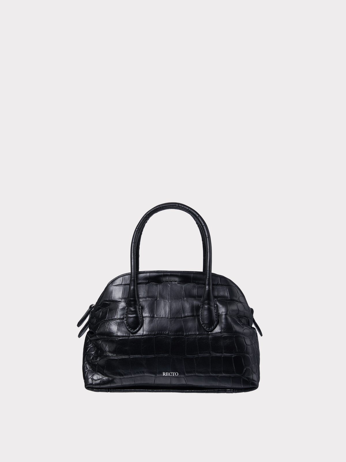 Recto - Croc-Effect Singular Tote Mini (Croc Black) product image 1 | TRAB K-Fashion Australia