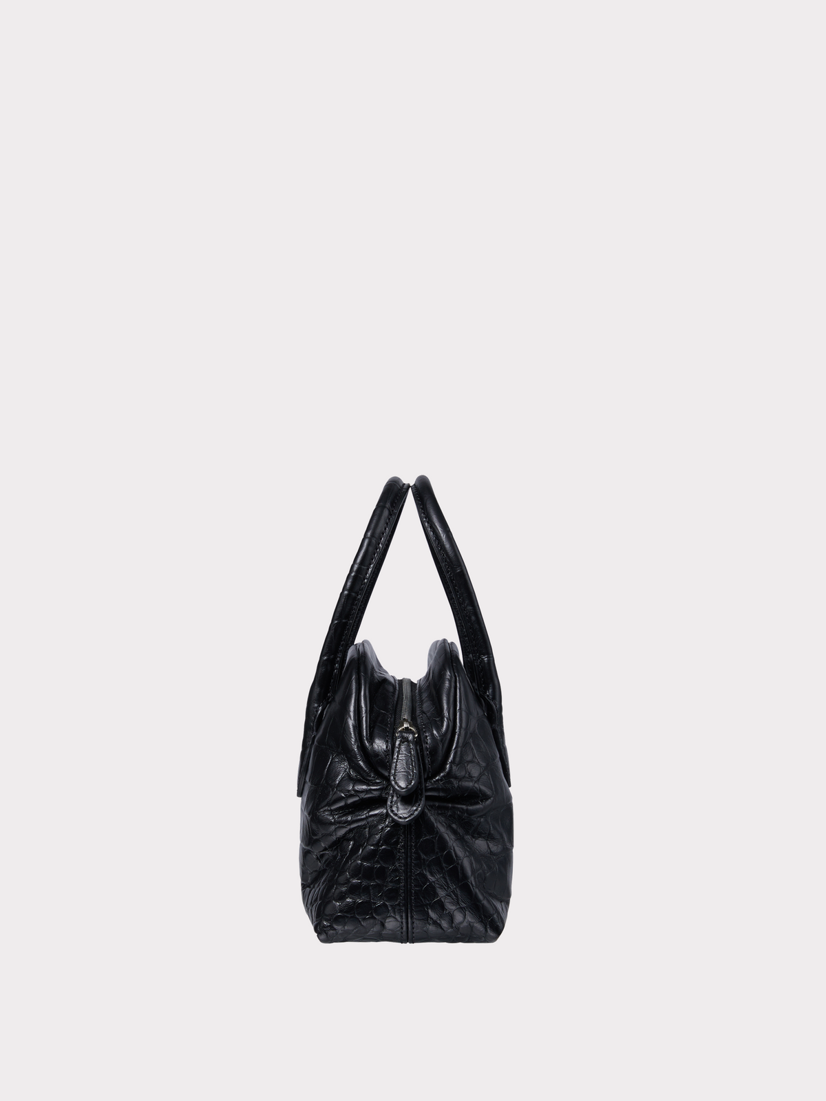 Recto - Croc-Effect Singular Tote Mini (Croc Black) product image 3 | TRAB K-Fashion Australia