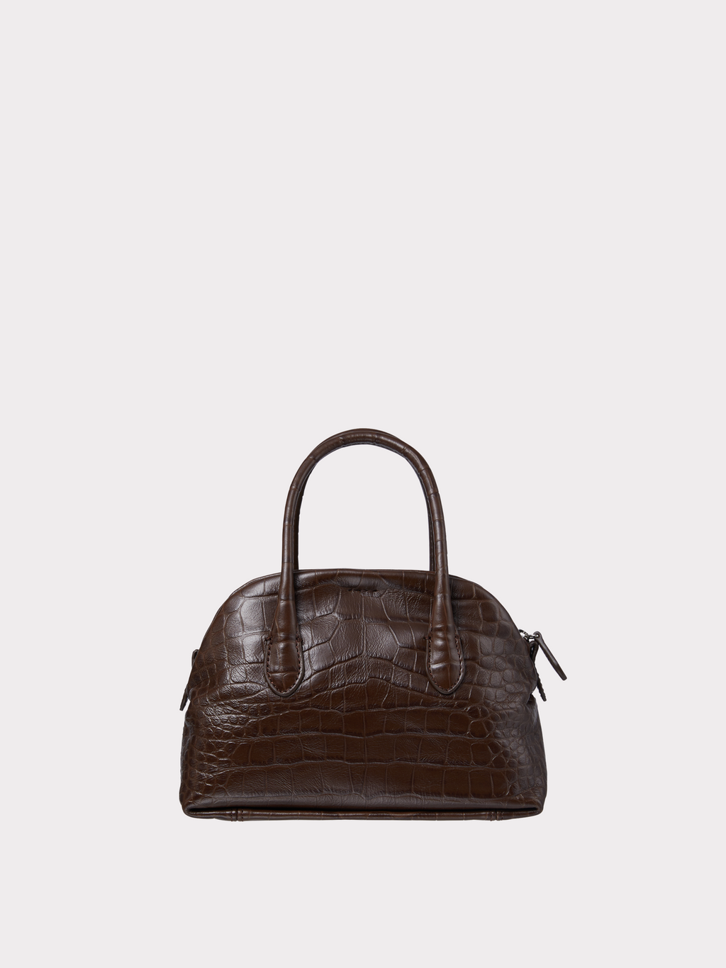 Recto - Croc-Effect Singular Tote Mini (Croc Brown) product image 3 | TRAB K-Fashion Australia