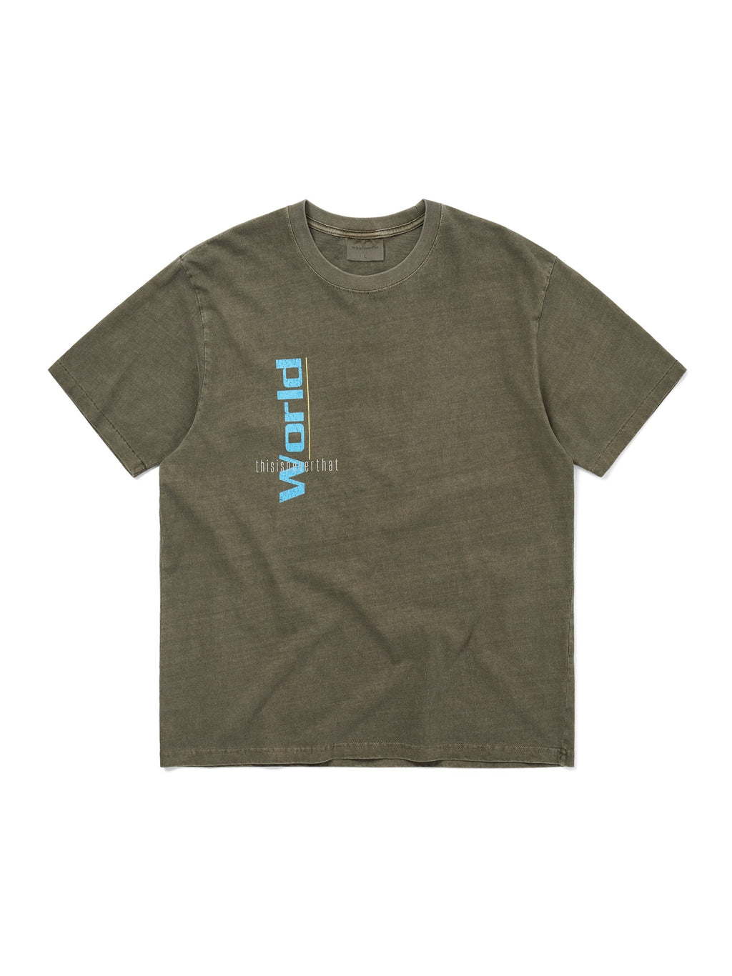 thisisneverthat - From the World Tee (Mud) product image 1 | TRAB K-Fashion Australia
