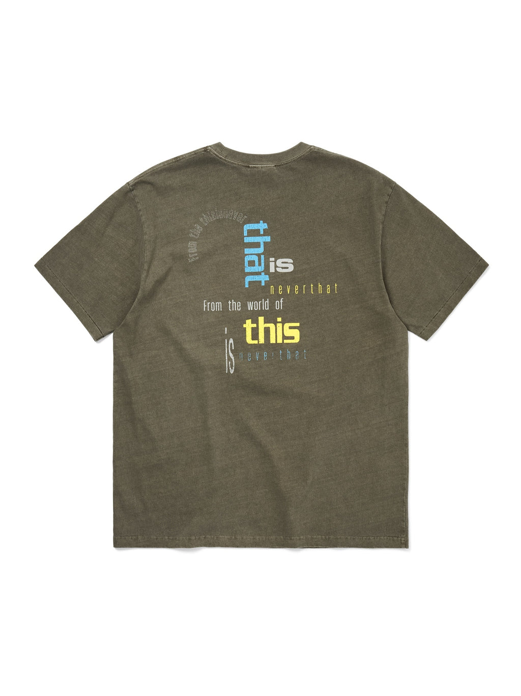 thisisneverthat - From the World Tee (Mud) product image 3 | TRAB K-Fashion Australia