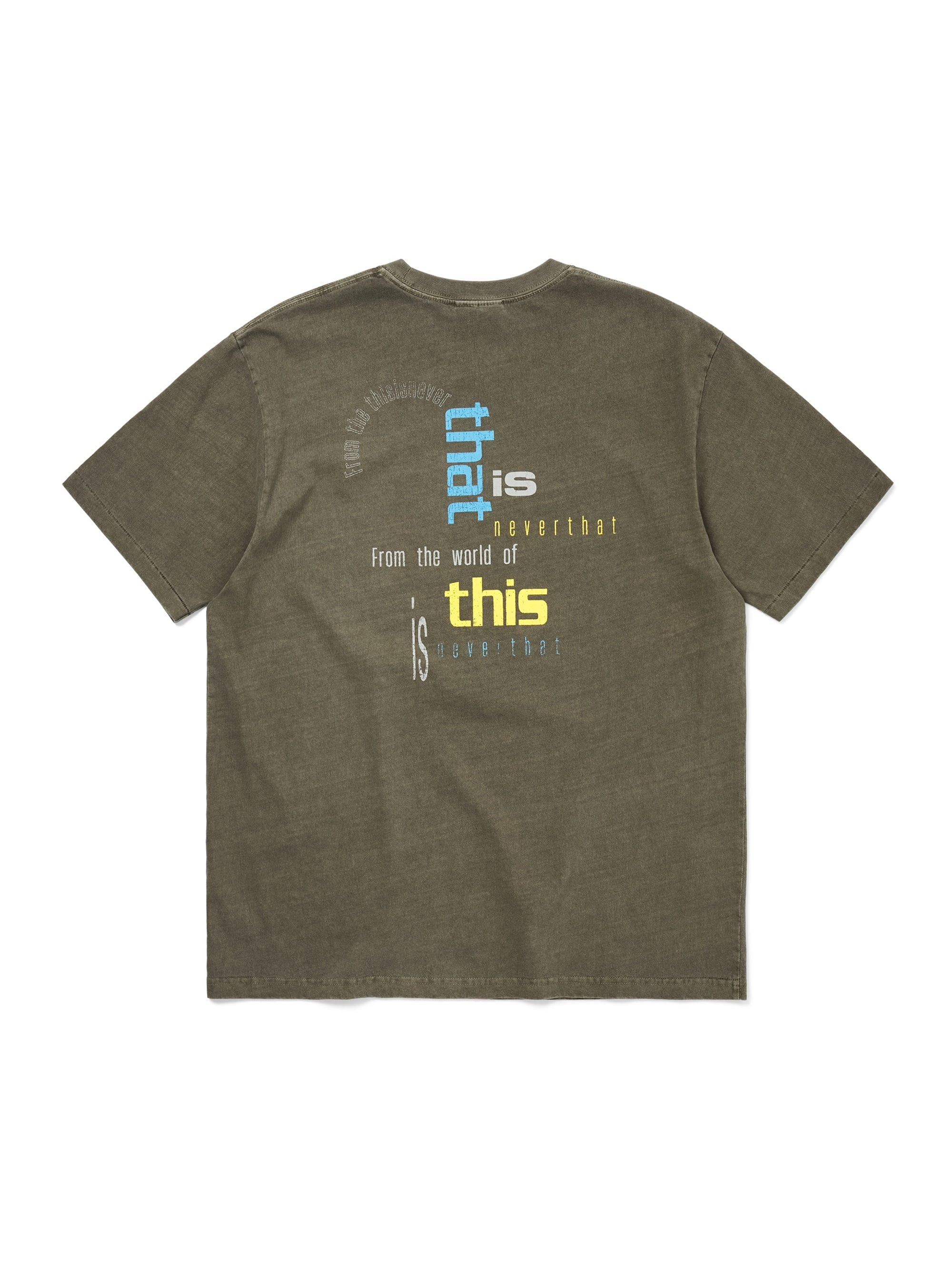 thisisneverthat - From the World Tee (Mud) product image 3 | TRAB K-Fashion Australia