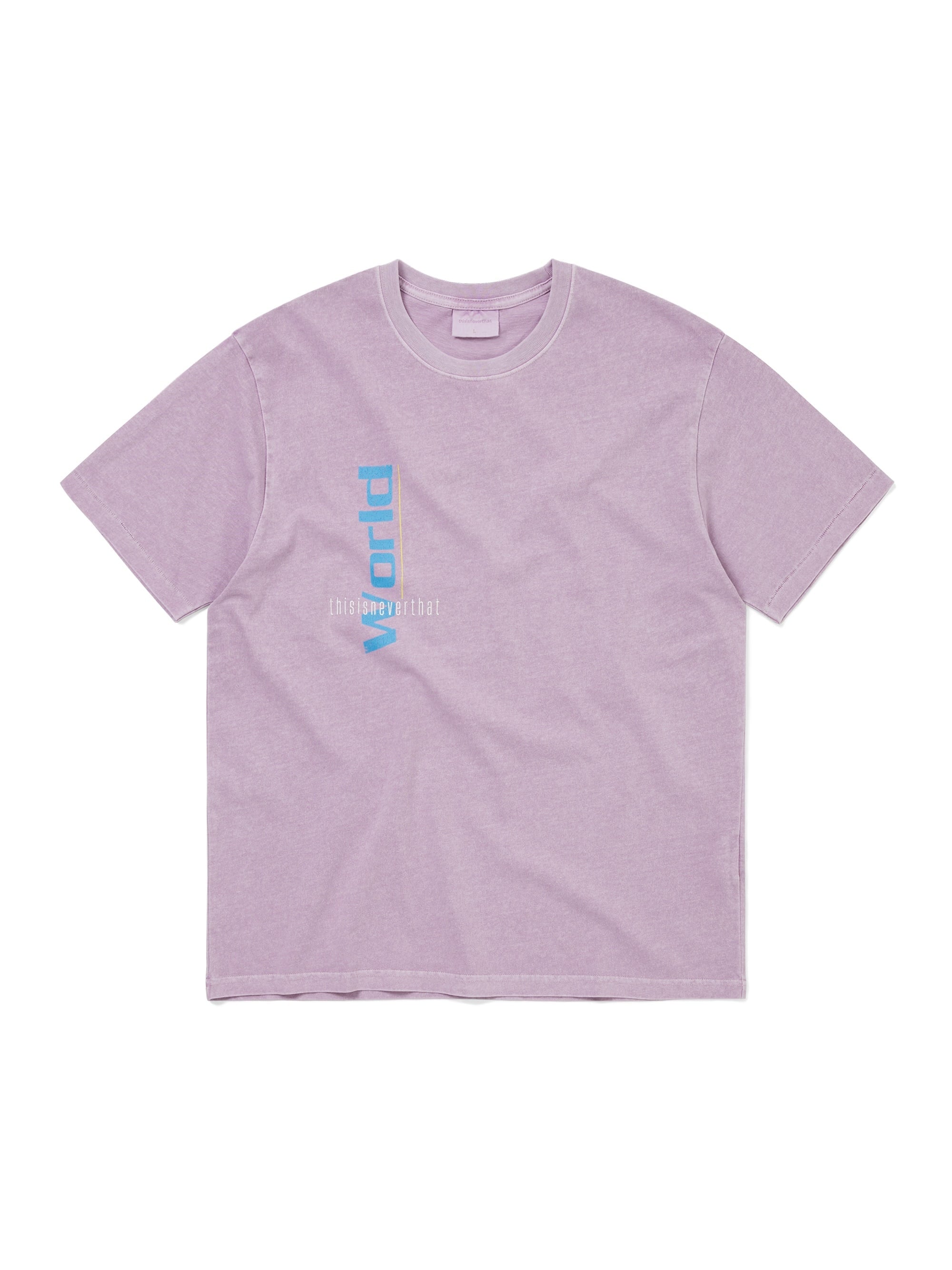 thisisneverthat - From the World Tee (Plum) product image 1 | TRAB K-Fashion Australia