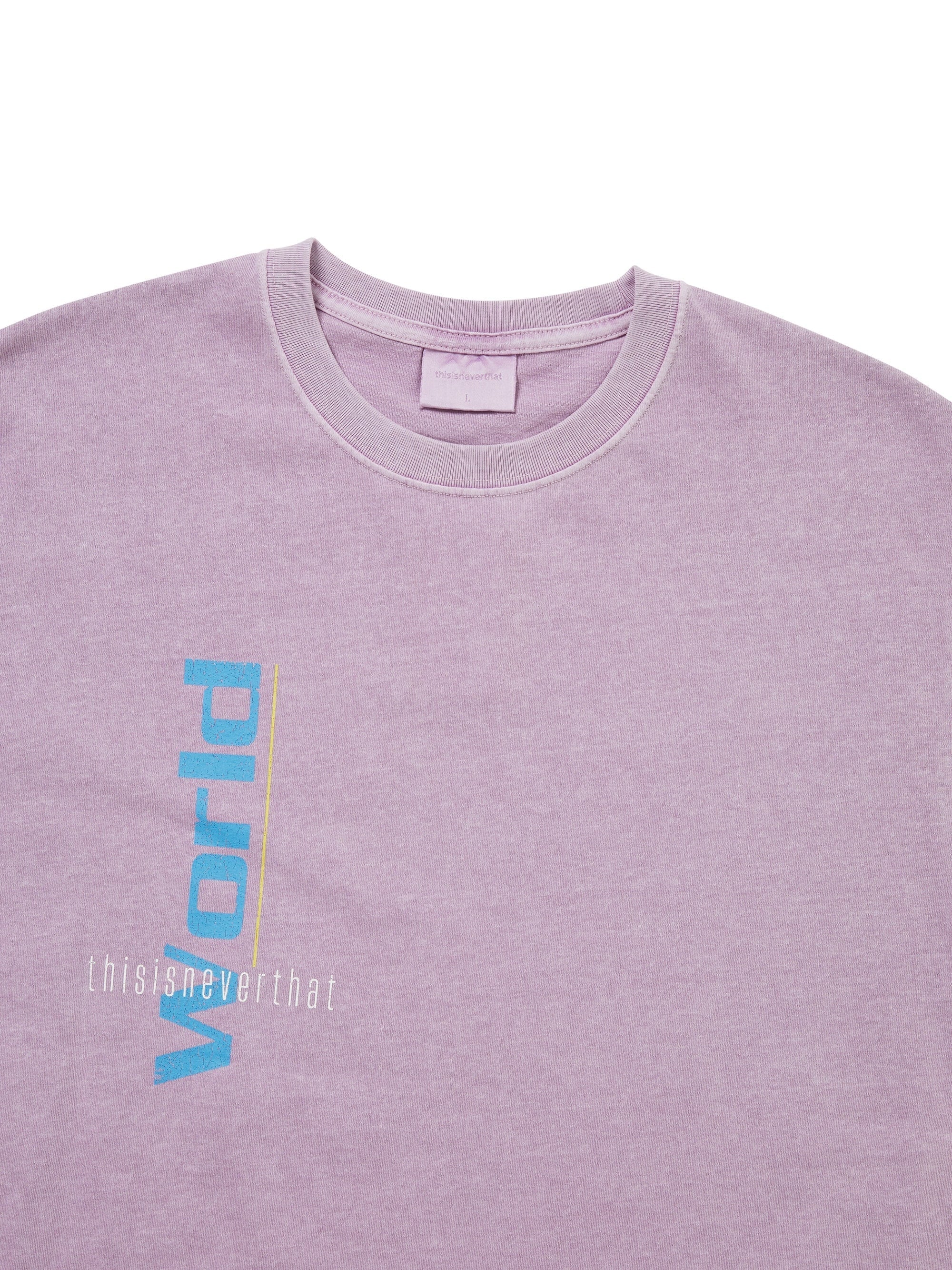 thisisneverthat - From the World Tee (Plum) product image 2 | TRAB K-Fashion Australia